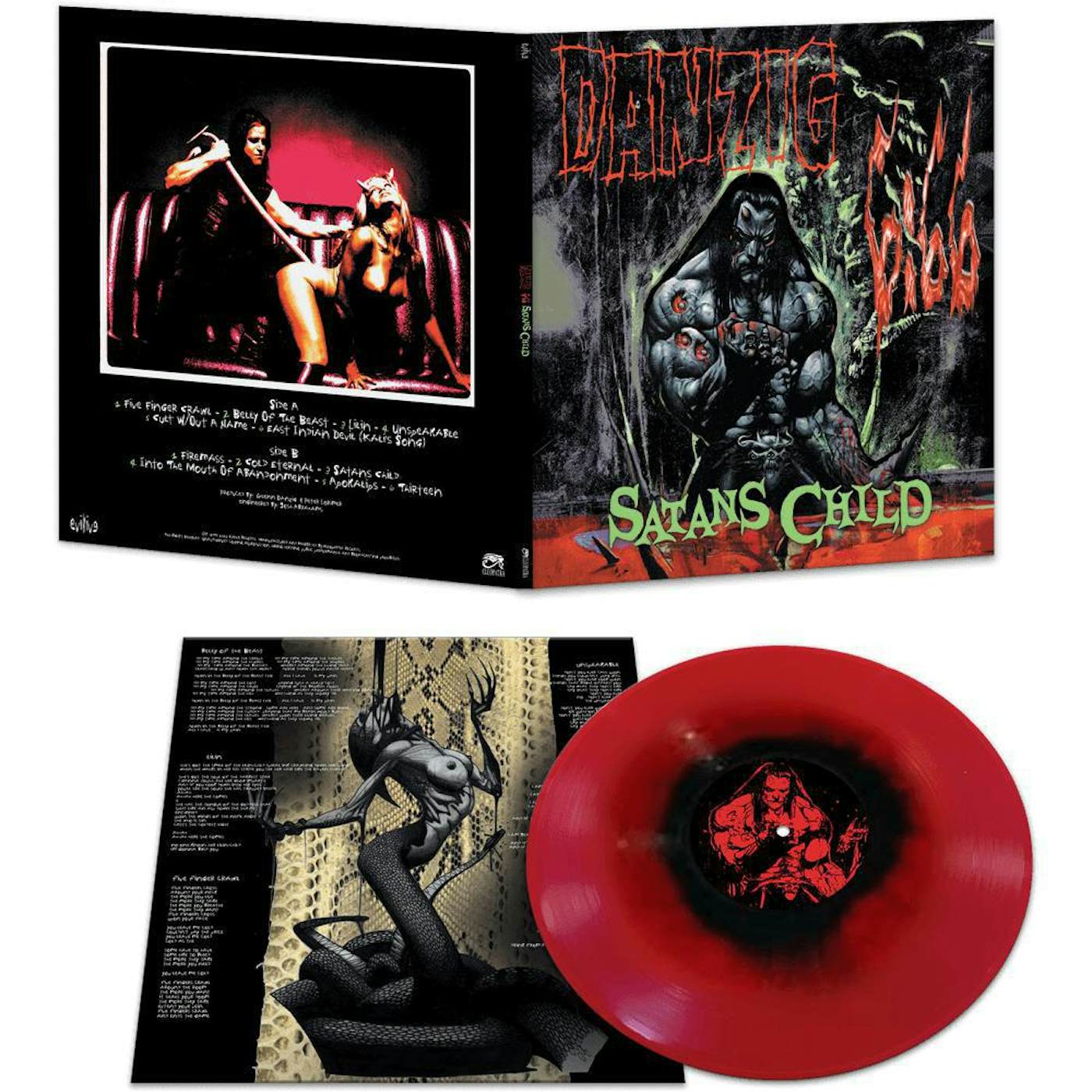 Danzig 6:66: Satan's Child (Red/Black Haze) Vinyl Record