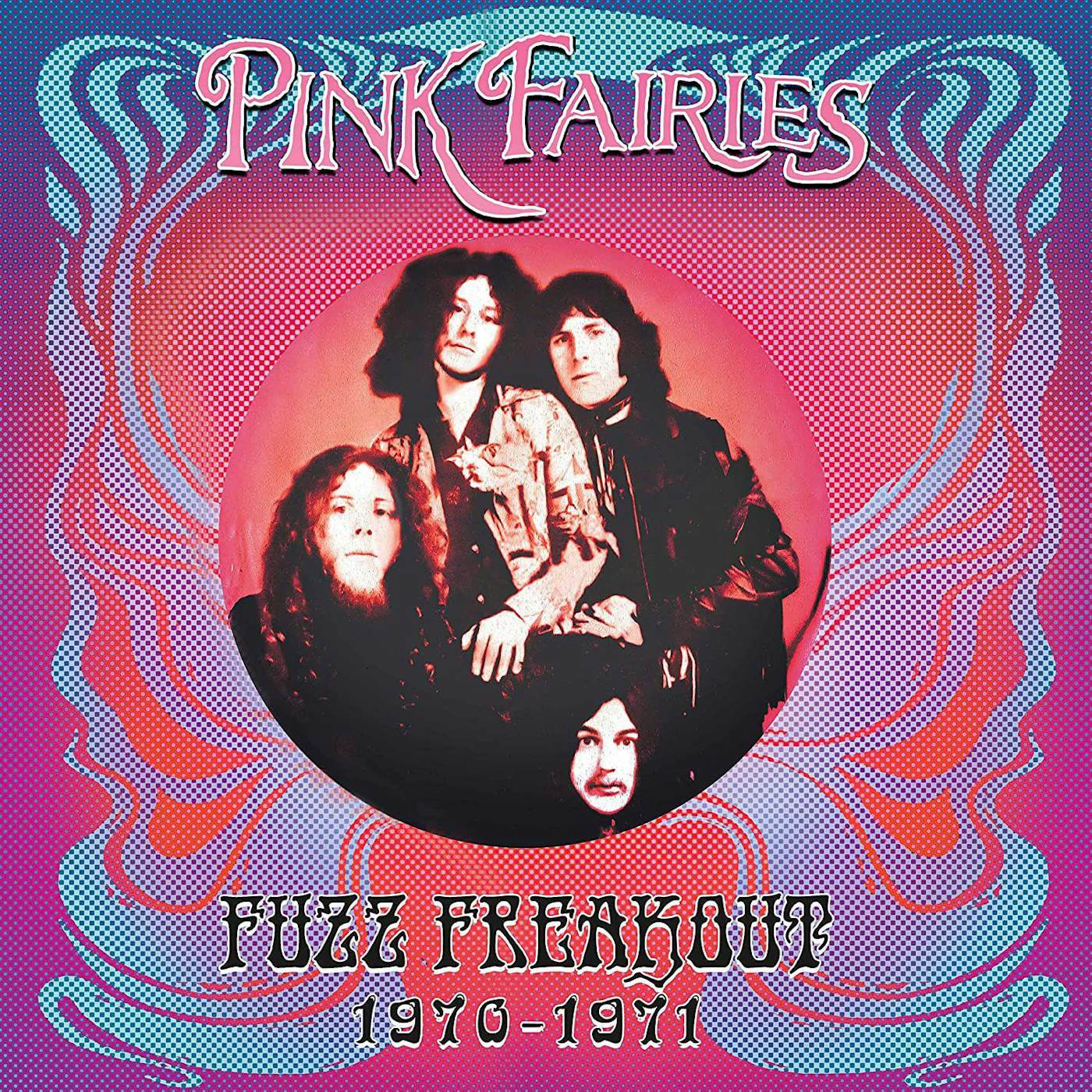 The Pink Fairies Fuzz Freakout 1970-1971 (Blue/pink/black Splatter) Vinyl Record