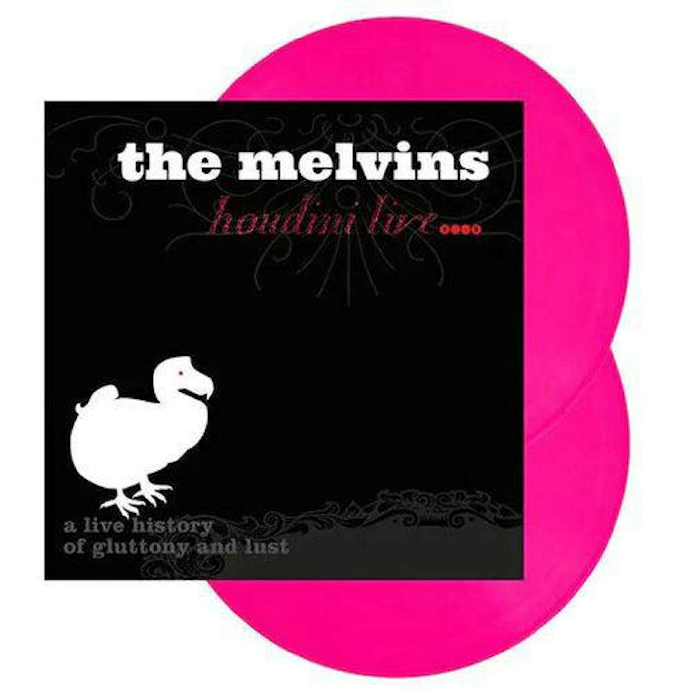 Melvins HOUDINI LIVE 2005 (OPAQUE HOT PINK VINYL/2LP) Vinyl Record