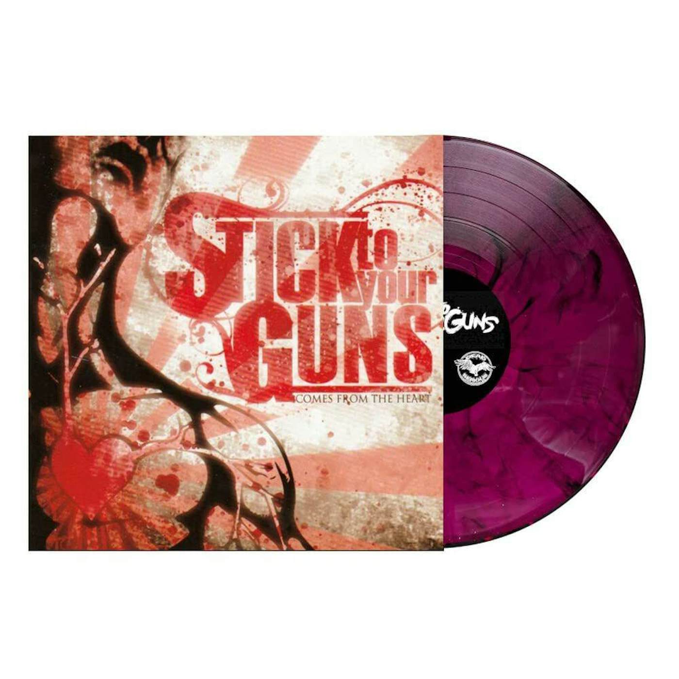Stick To Your Guns COMES FROM THE HEART (MAGENTA/BLACK SMOKE VINYL) Vinyl Record