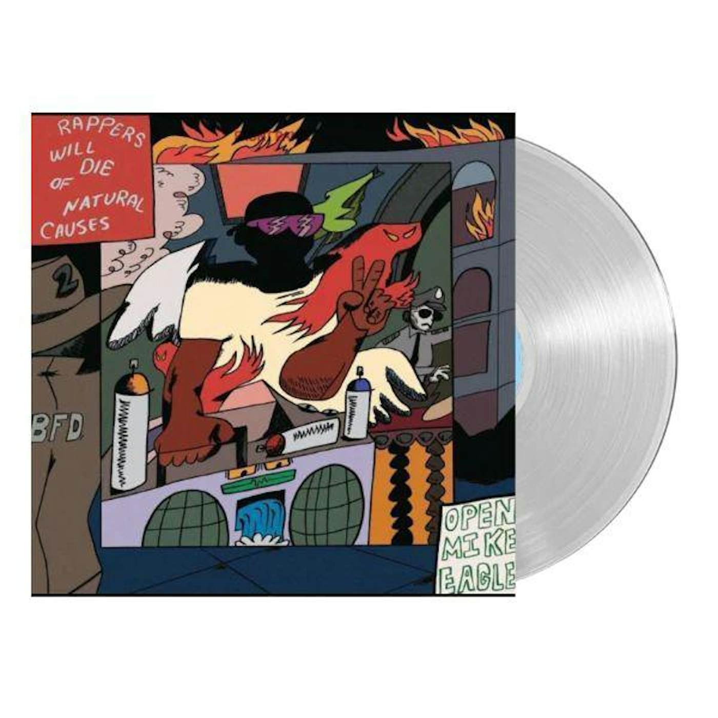 Open Mike Eagle Rappers Will Die Of Natural Causes (Silver Vinyl Record)
