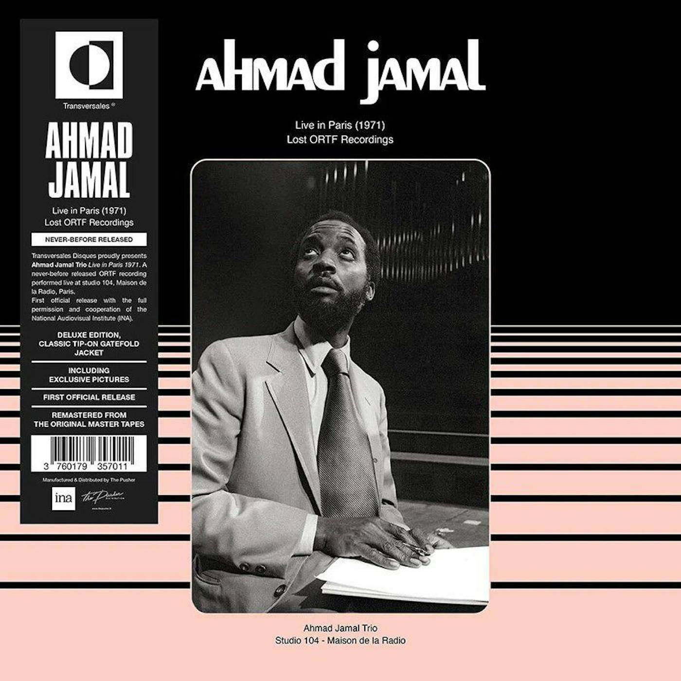 Ahmad Jamal Live In Paris 1971 Lost Ortf Recordings Vinyl Record