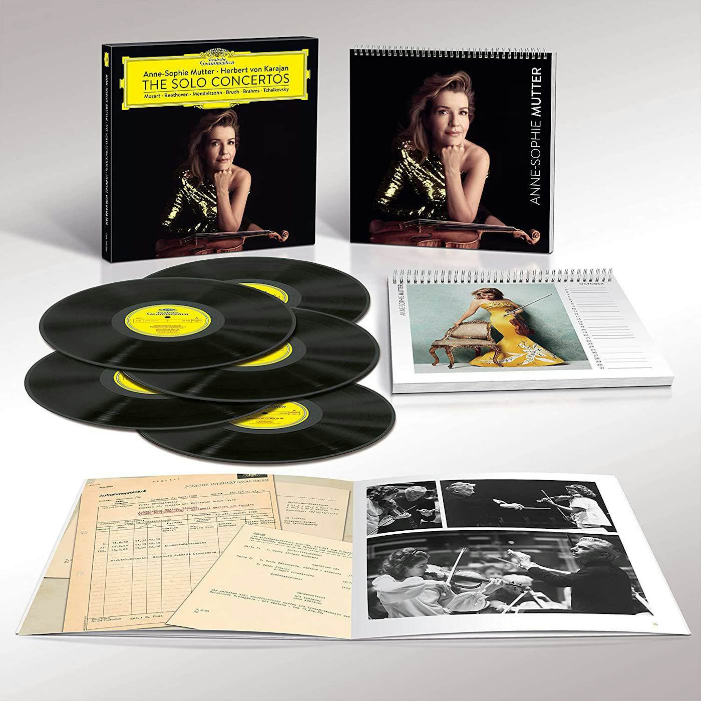 Anne-Sophie Mutter Solo Concertos (5LP) Vinyl Record