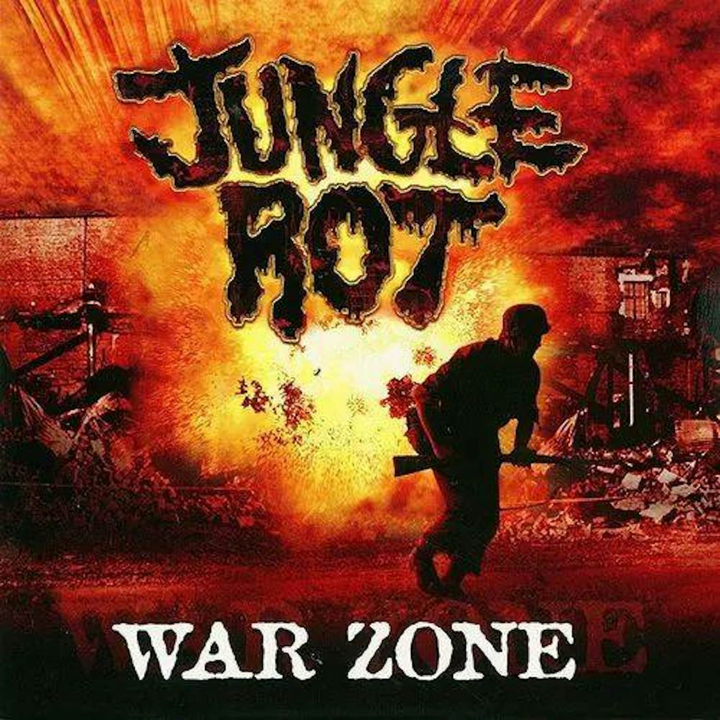Jungle Rot War Zone (Red Vinyl Record)