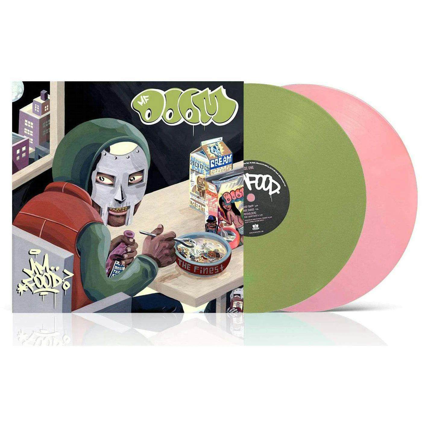 MF DOOM Mm..food (Green & Pink) Vinyl Record