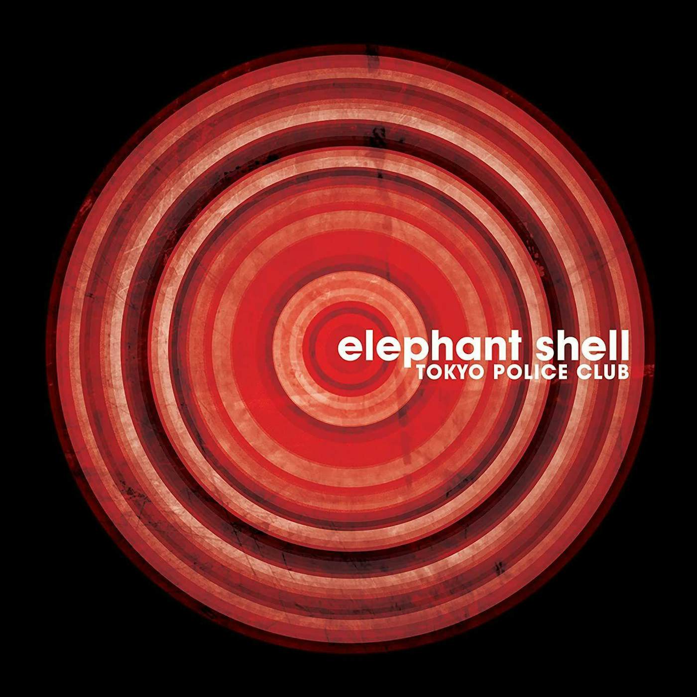 Tokyo Police Club Elephant Shell (Black, Red, & White Tri-color) Vinyl Record