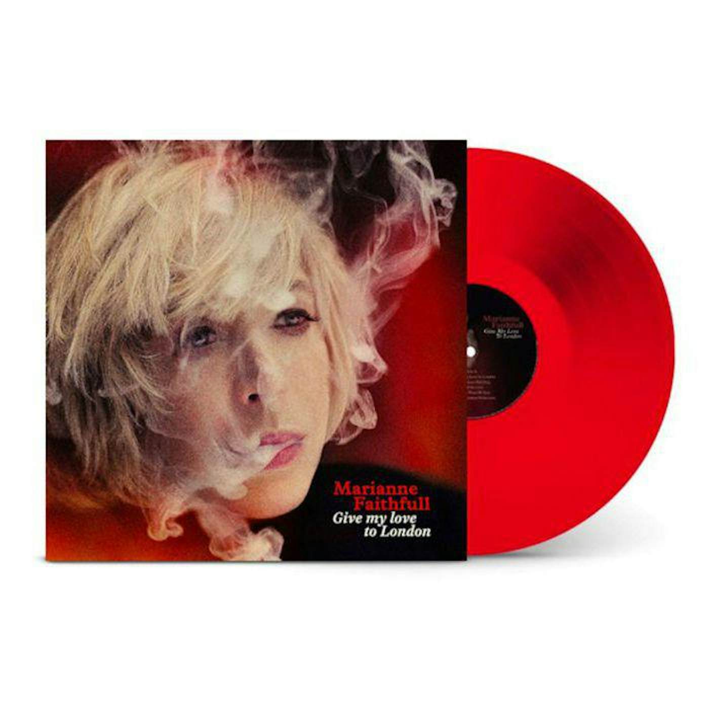 Marianne Faithfull Give My Love To London (Red Vinyl Record)