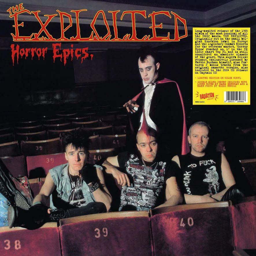 The Exploited Horror Epics (Colored) Vinyl Record