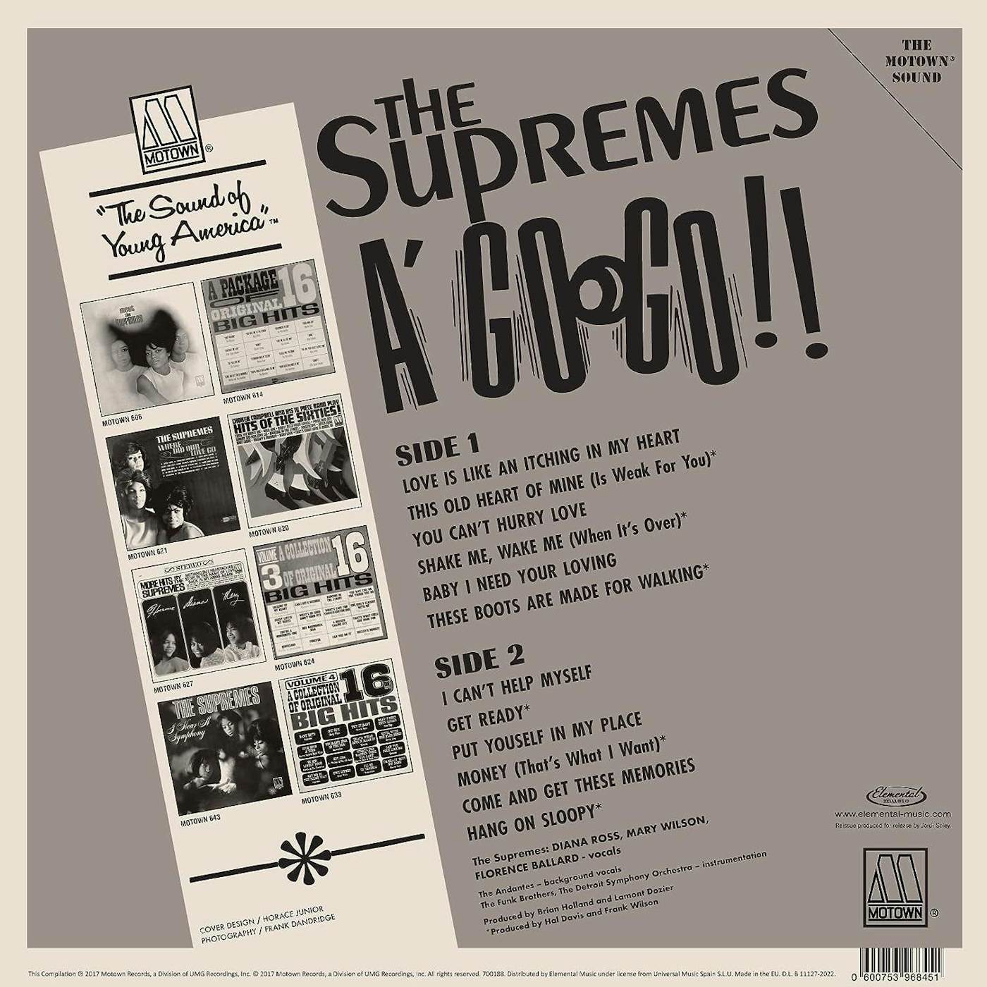 The Supremes A Go-go Vinyl Record