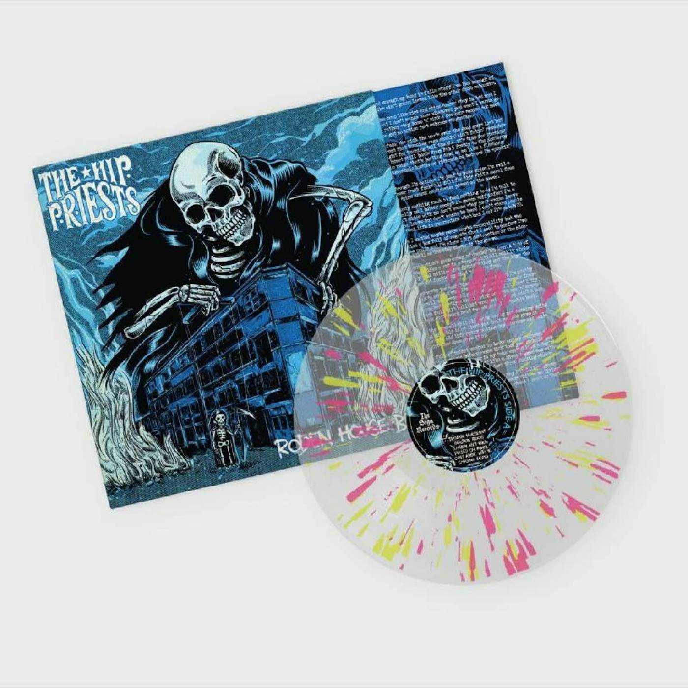 The Hip Priests Roden House Blues (Pink & Yellow Splatter) Vinyl Record