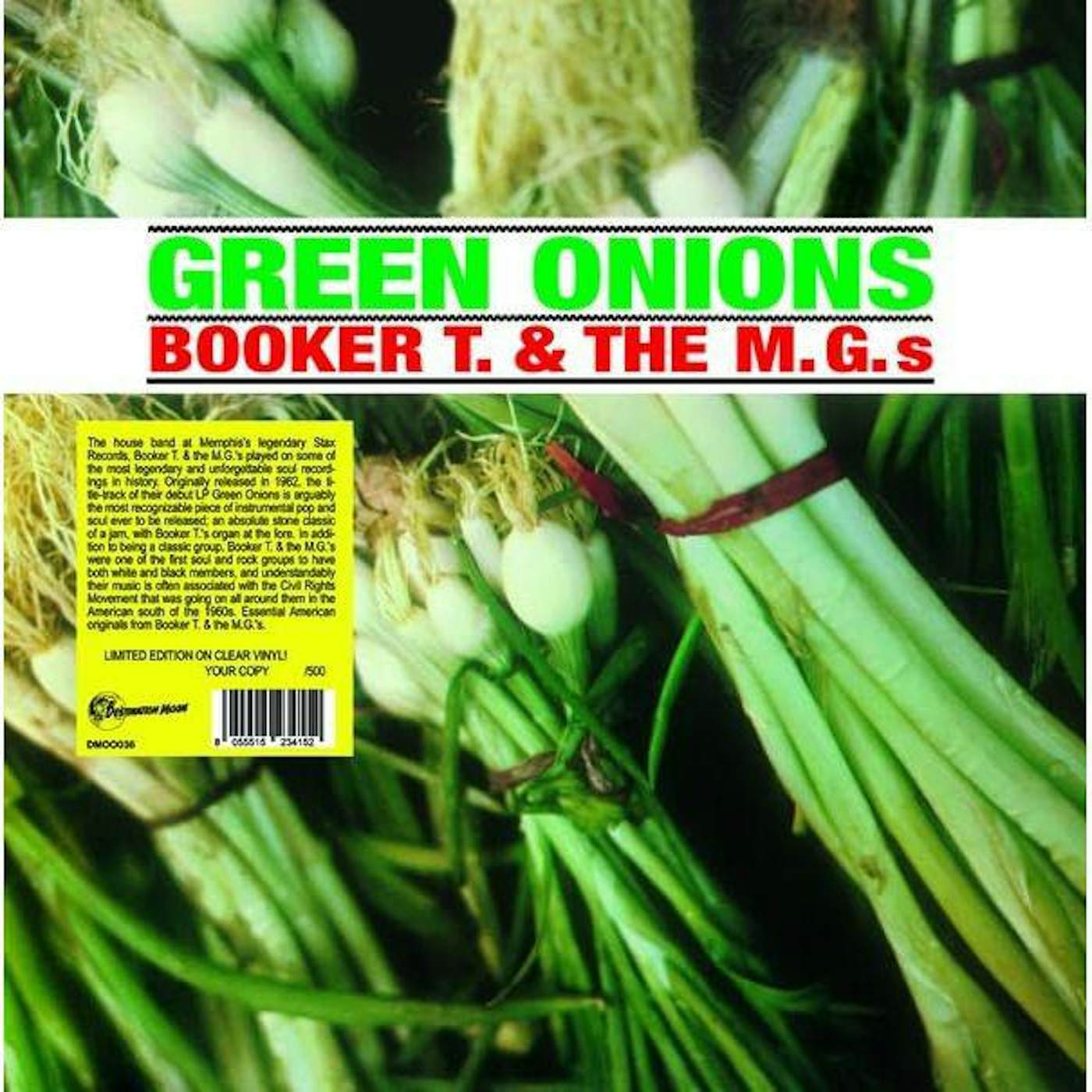 Booker T. & the M.G.'s Green Onions Vinyl Record