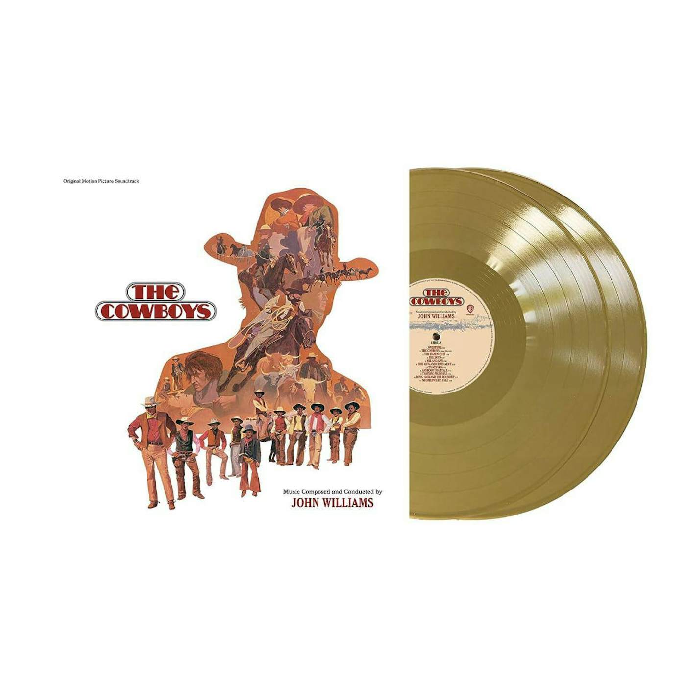 John Williams The Cowboys (Original Motion Picture Soundtrack/50th Anniversary/2LP/Gold) Vinyl Record