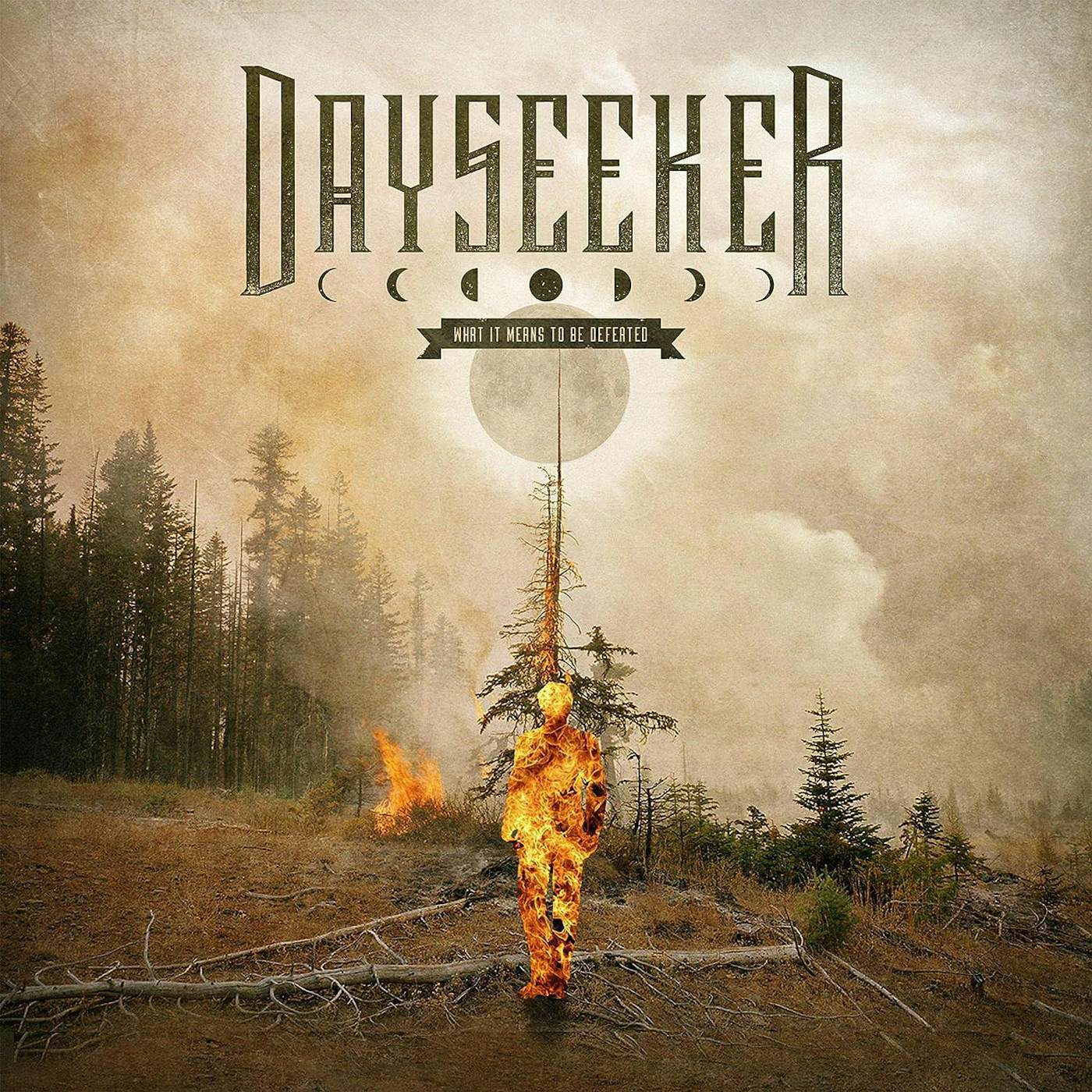 Dayseeker WHAT IT MEANS TO BE DEFEATED (FOREST FIRE VARIANT) Vinyl Record