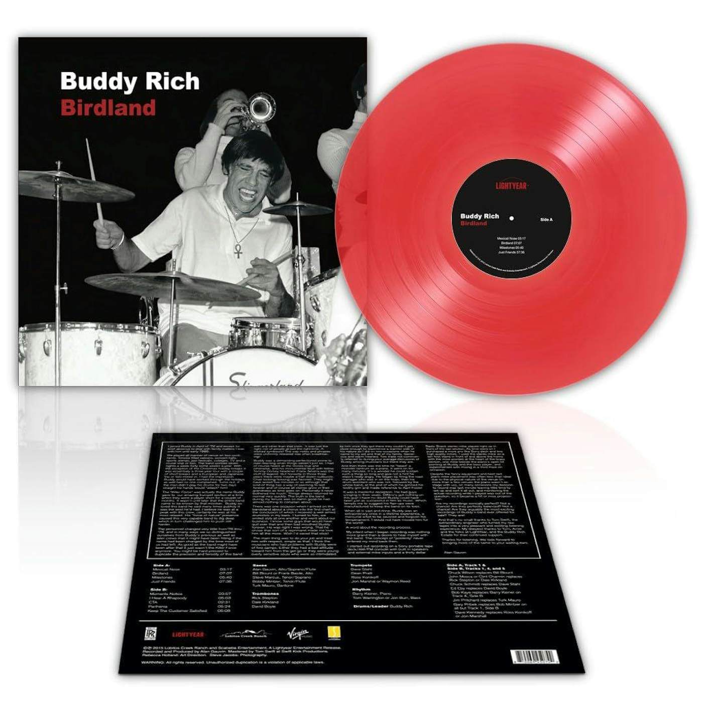 Buddy Rich Birdland (Translucent Red) Vinyl Record