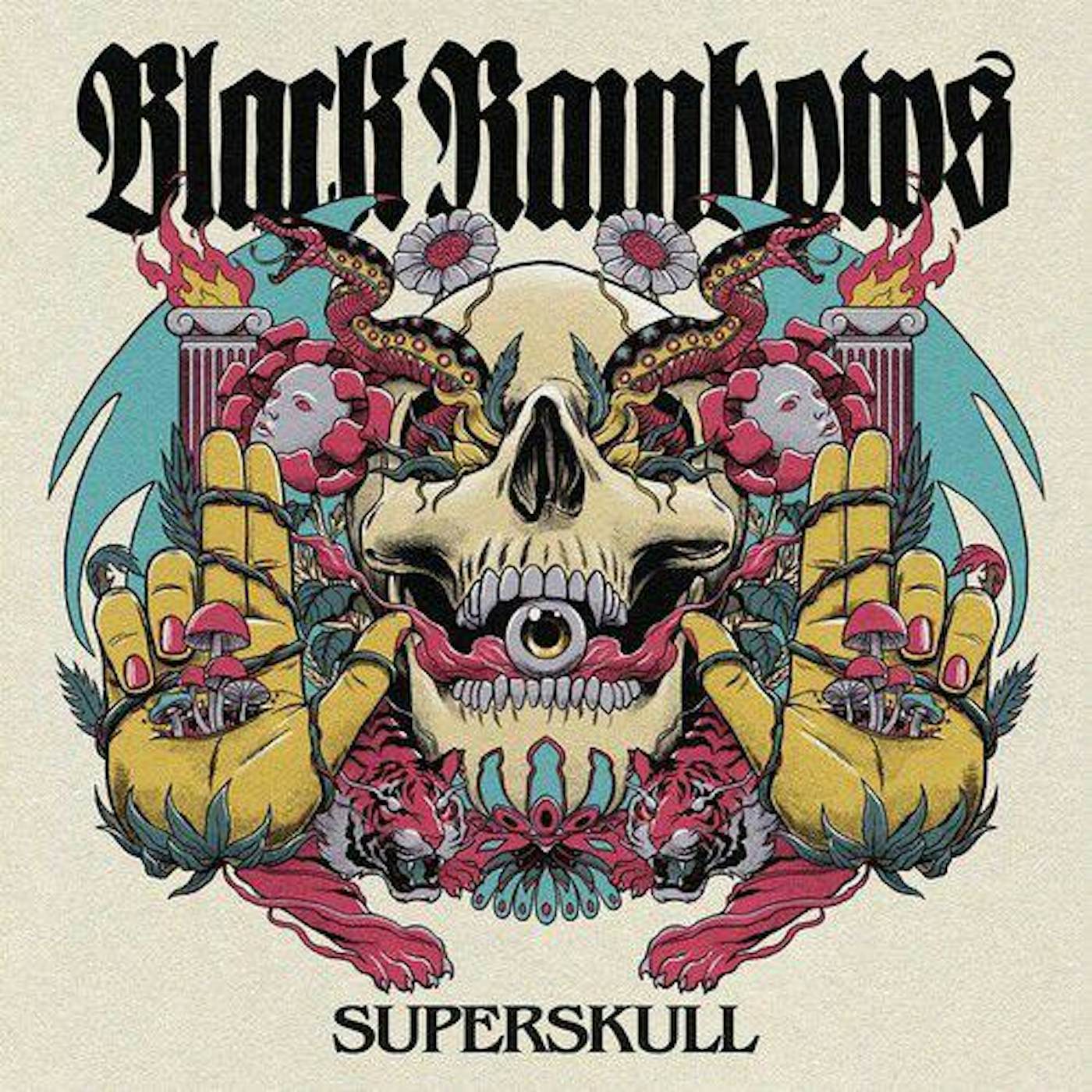 Black Rainbows Superskull (Neon Magenta) Vinyl Record