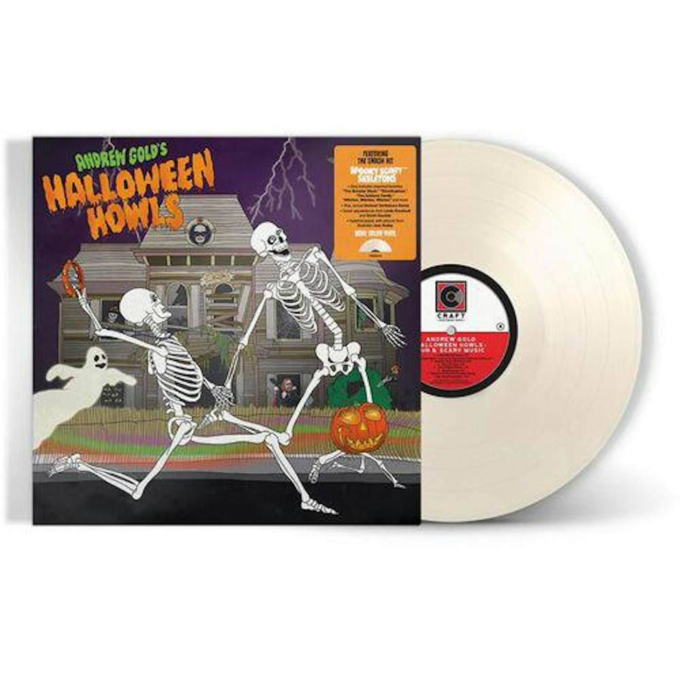 Andrew Gold Halloween Howls: Fun & Scary Music (Deluxe Edition) (Bone) Vinyl Record