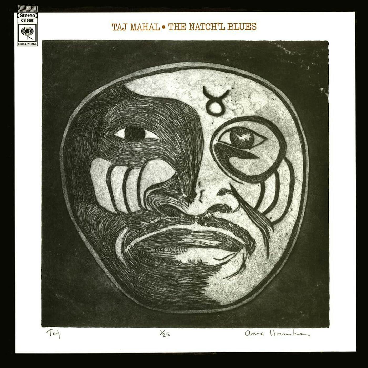Taj Mahal Nacht'l Blues (180g/Yellow & Black Marbled) Vinyl Record