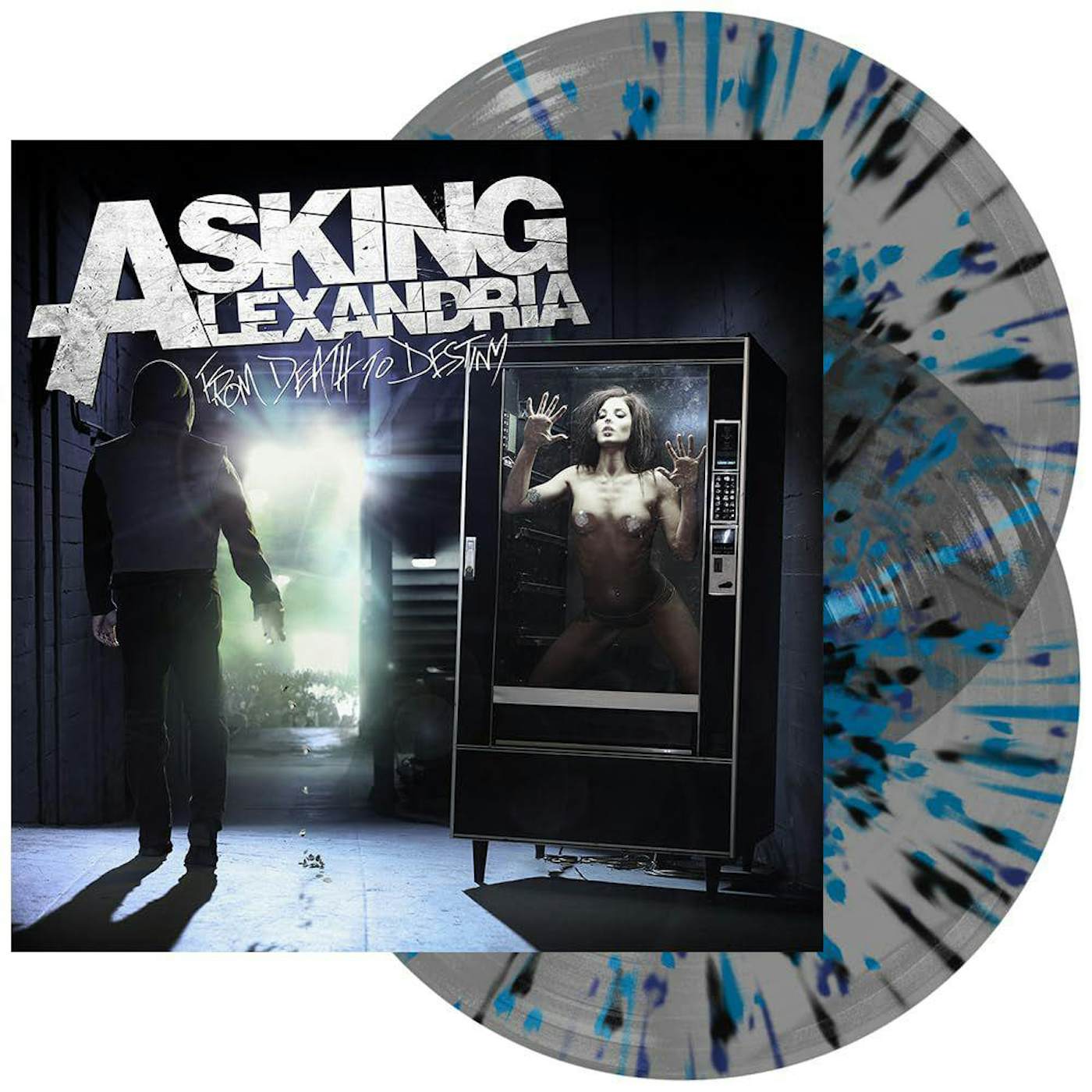 Asking Alexandria From Death To Destiny (Ultra Clear/Multicolor Splatter/2LP) Vinyl Record