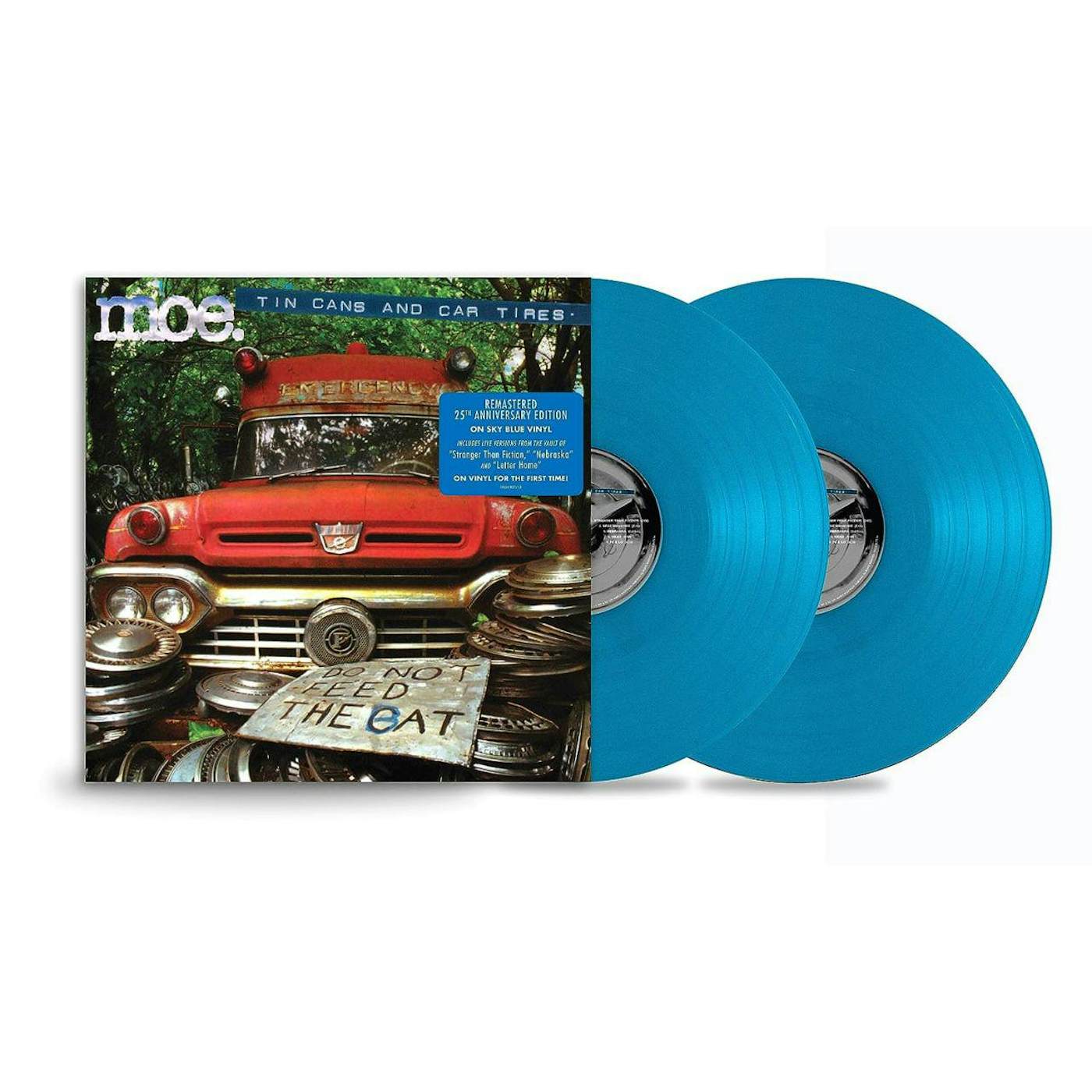 moe. Tin Cans and Car Tires (25th Anniversary Edition/2LP/Sky Blue) Vinyl Record