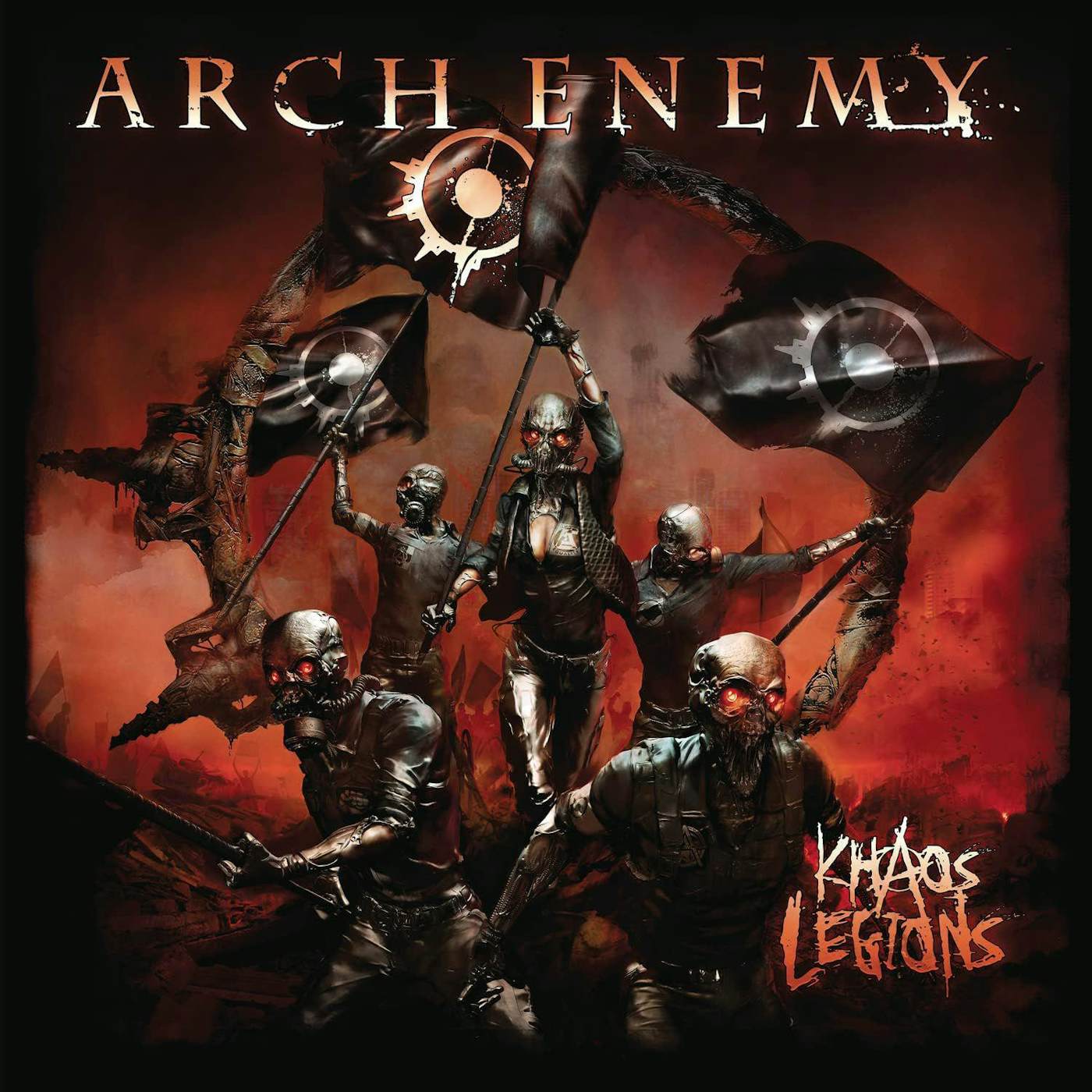 Arch Enemy Khaos Legions (Re-Issue 2023) (Orange) Vinyl Record