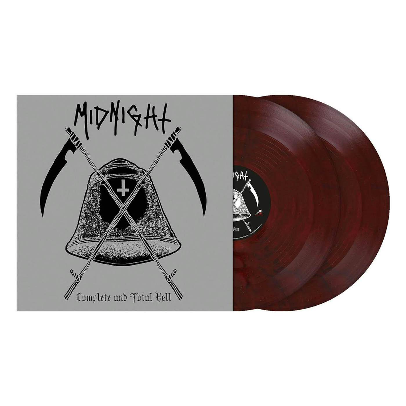 Midnight Complete & Total Hell (2lp/Red/Black Marbled Vinyl Record)