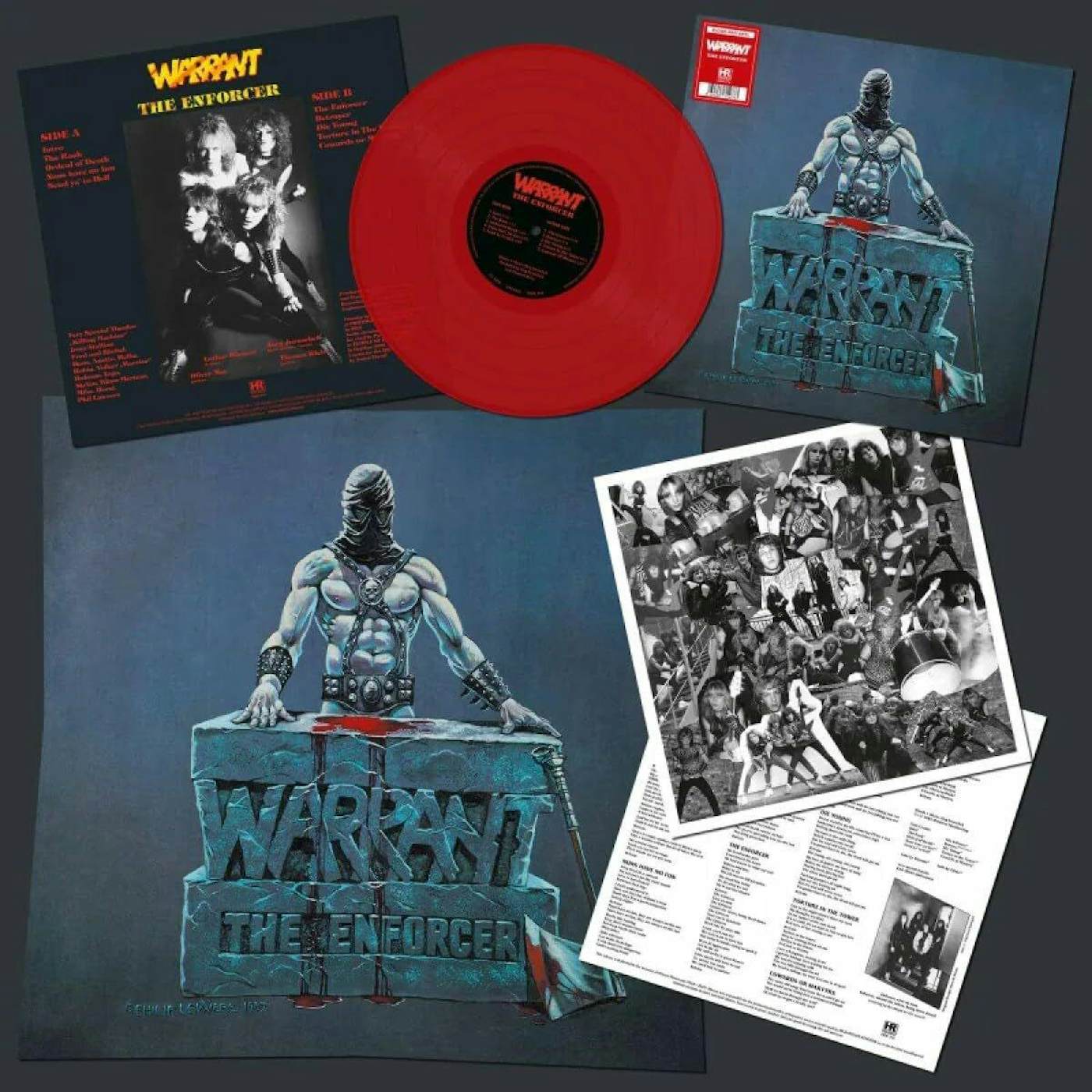 Warrant Enforcer (Blood Red) Vinyl Record