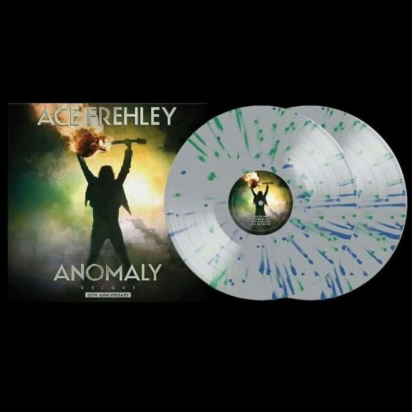 Ace Frehley Anomaly - Deluxe 10th Anniversary (Silver/Bluejay/Emerald Splatter) Vinyl Record