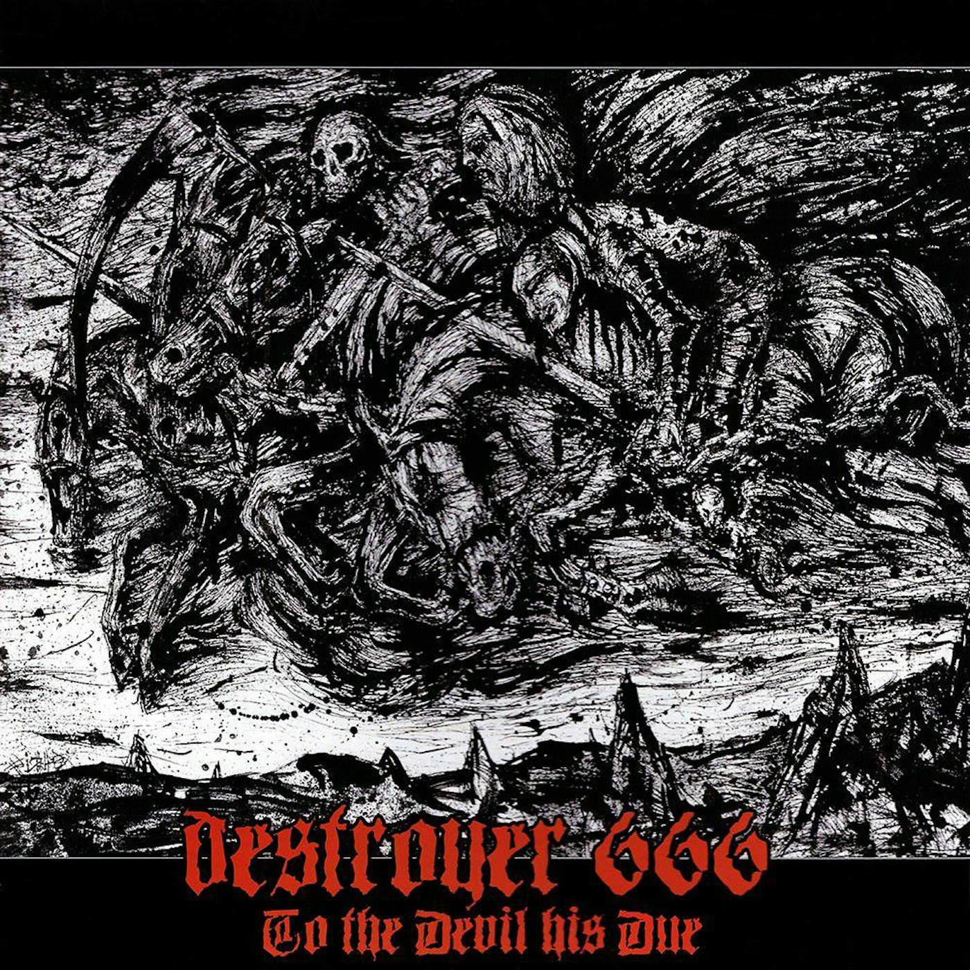 Deströyer 666 To The Devil His Due (White) Vinyl Record
