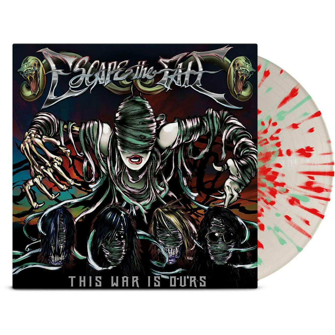 Escape the Fate This War Is Ours (Anniversary Edition/White,Red,Green) Vinyl Record