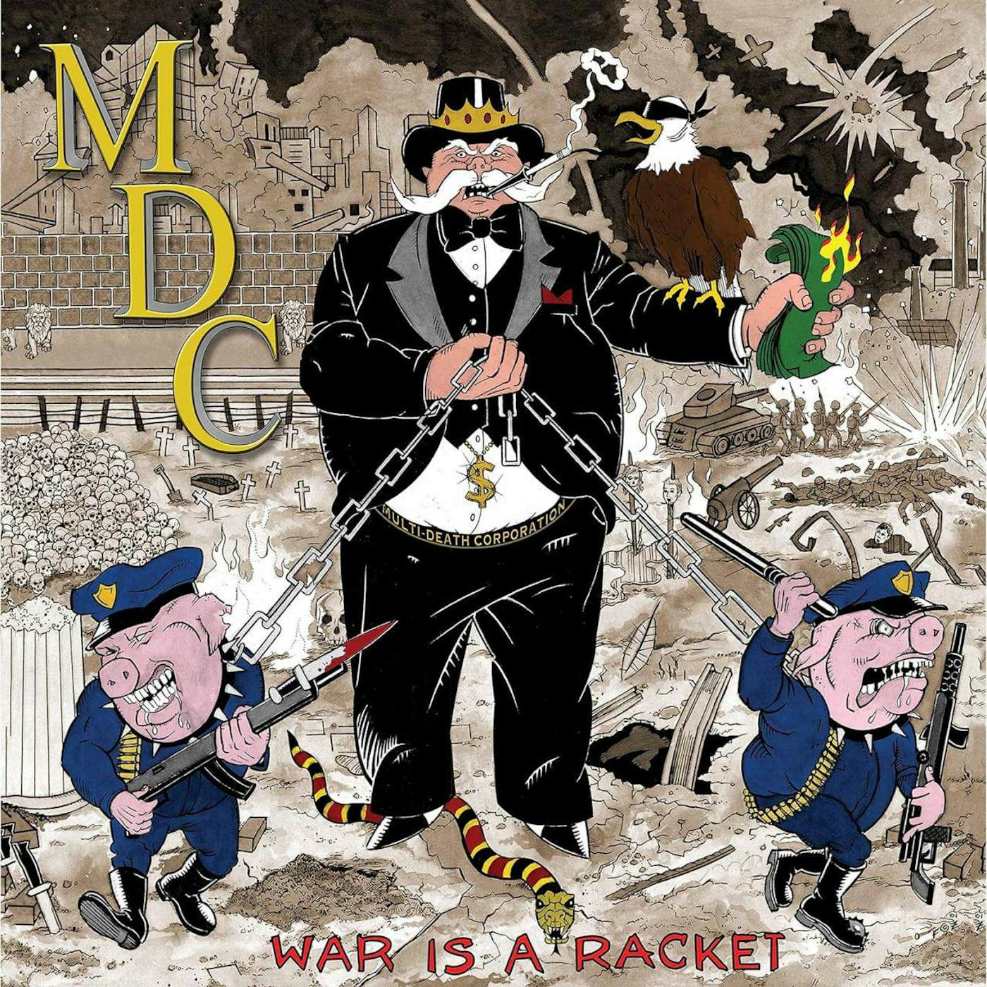 MDC War Is A Racket (Pink) Vinyl Record