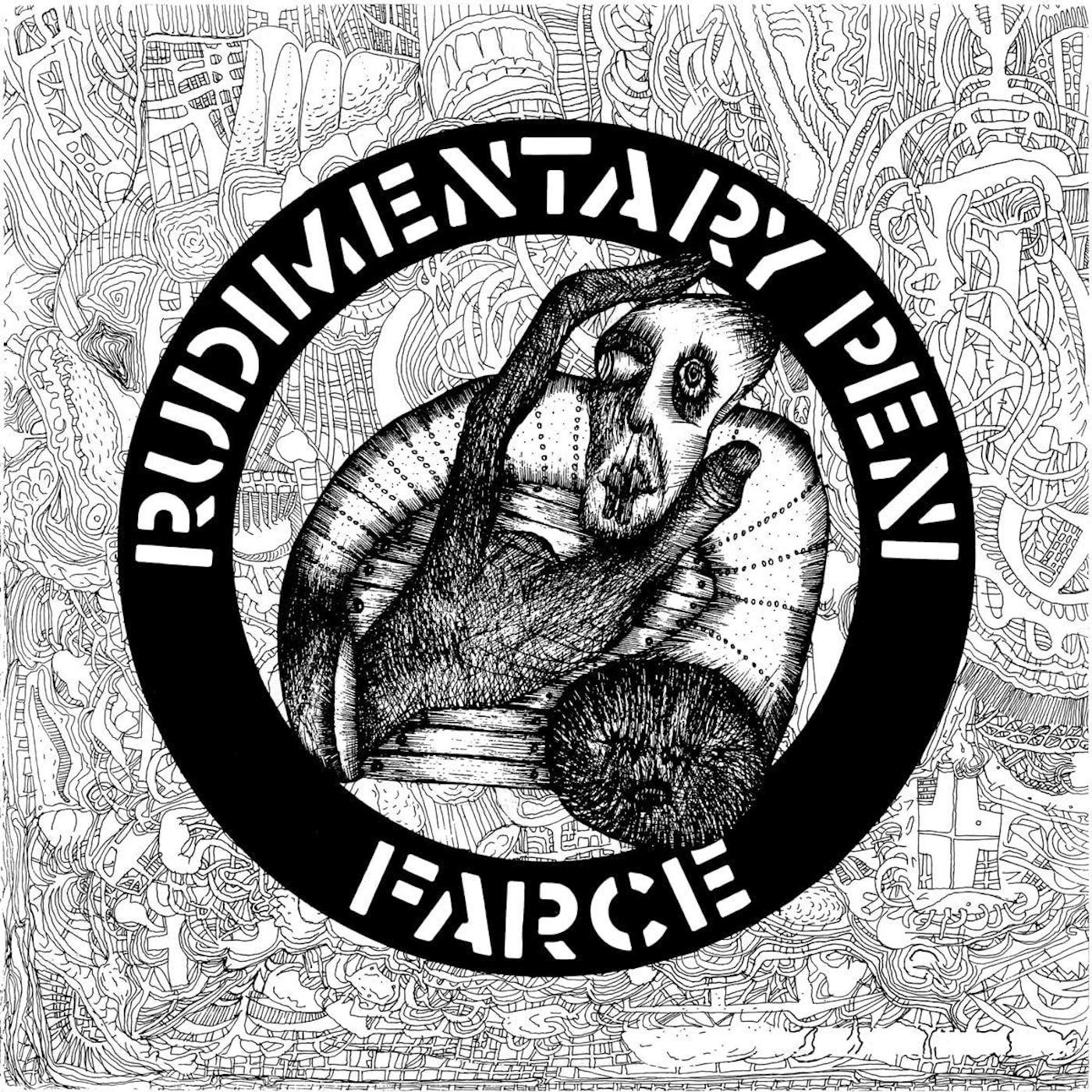 Rudimentary Peni Farce Vinyl Record
