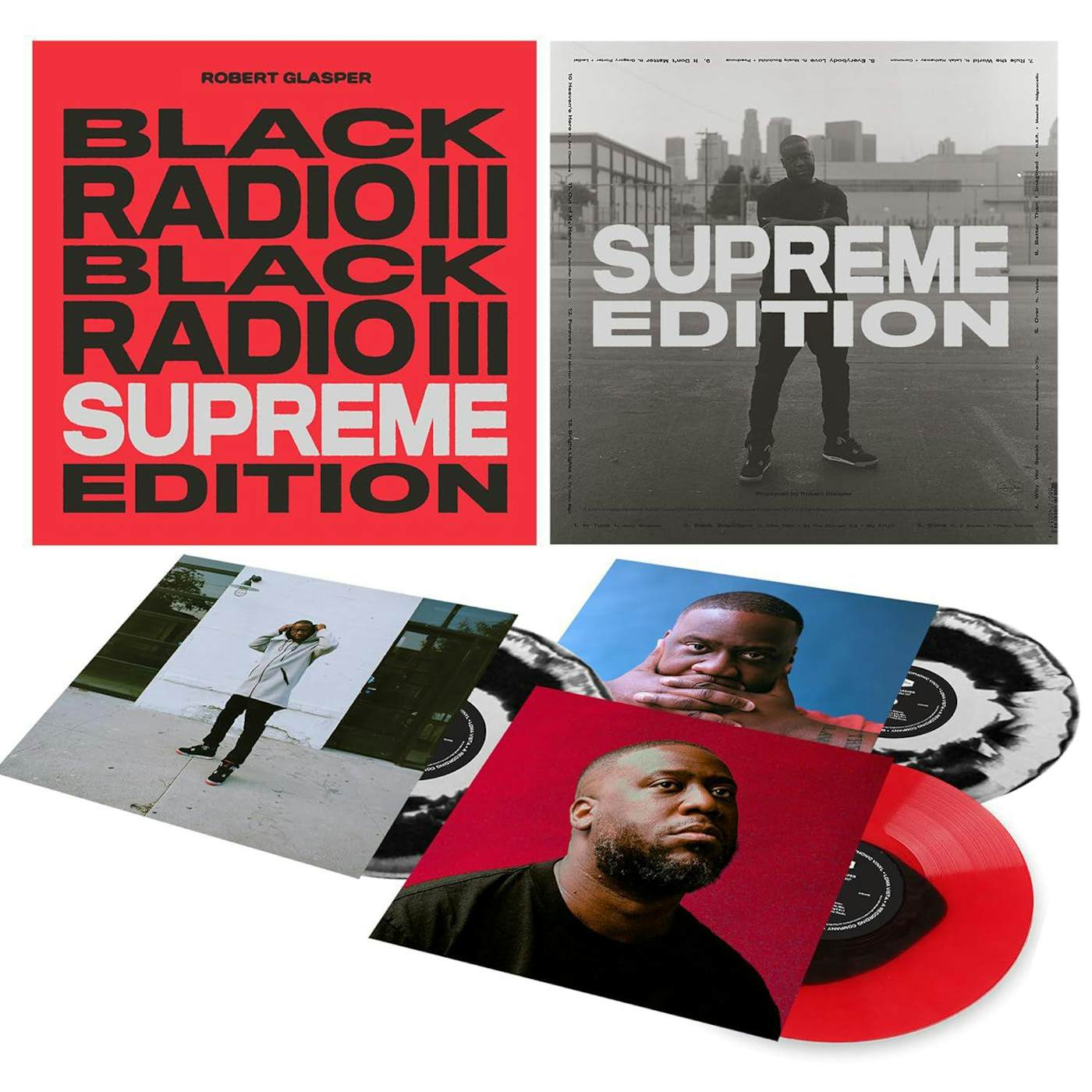 Robert Glasper Black Radio III (Supreme Edition) (Tri-Color/3LP) Vinyl Record