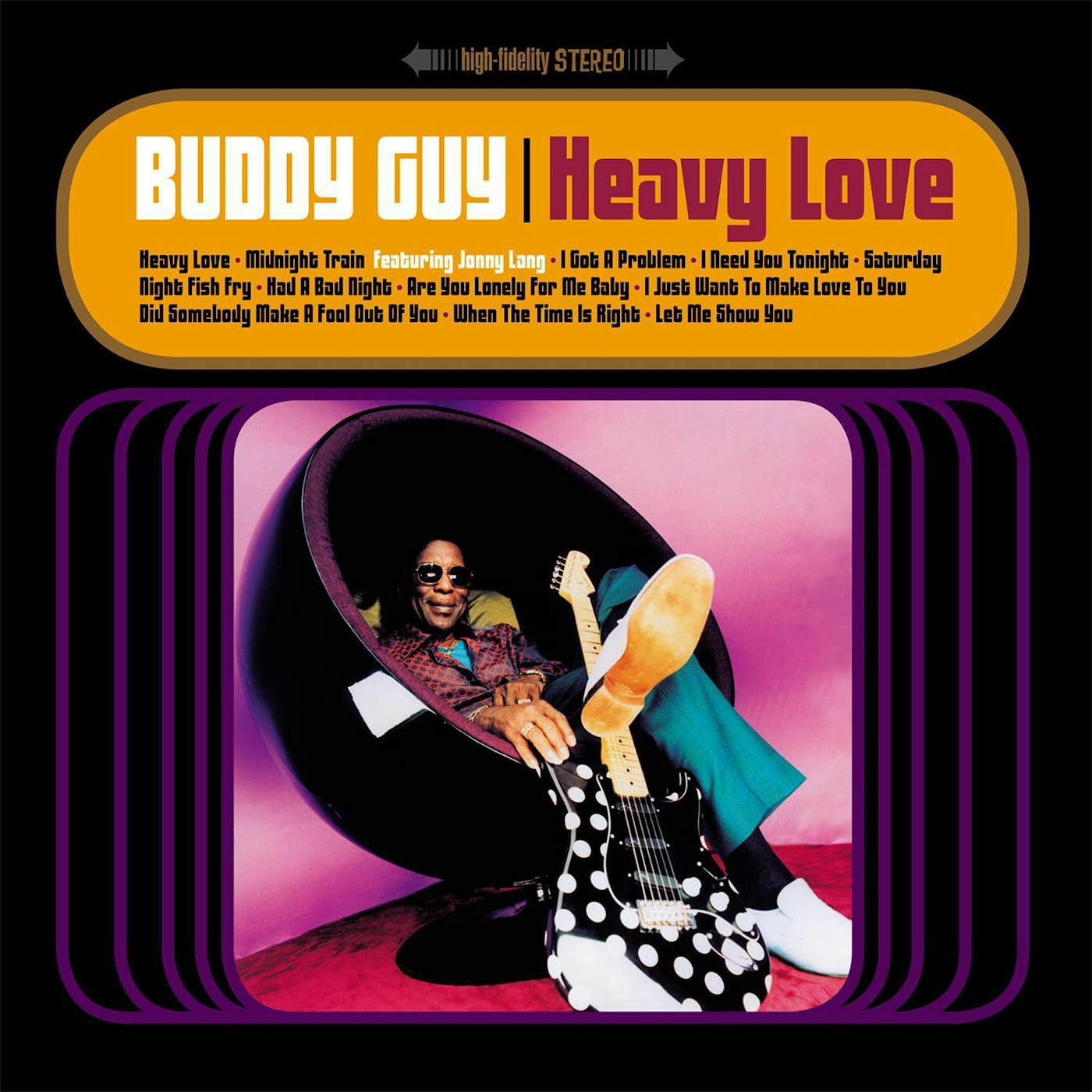Buddy Guy HEAVY LOVE (PINK & PURPLE MARBLED VINYL) Vinyl Record