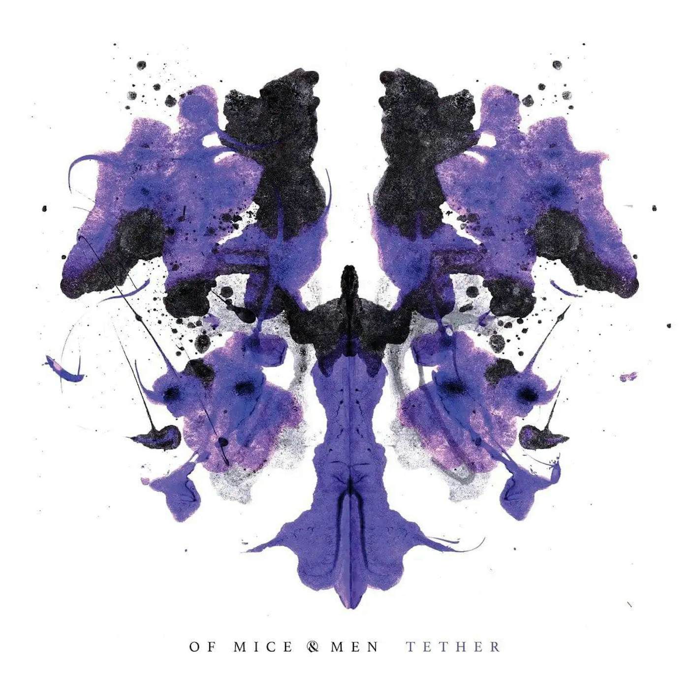 Of Mice & Men Tether (White/Purple/Black Splatter) Vinyl Record