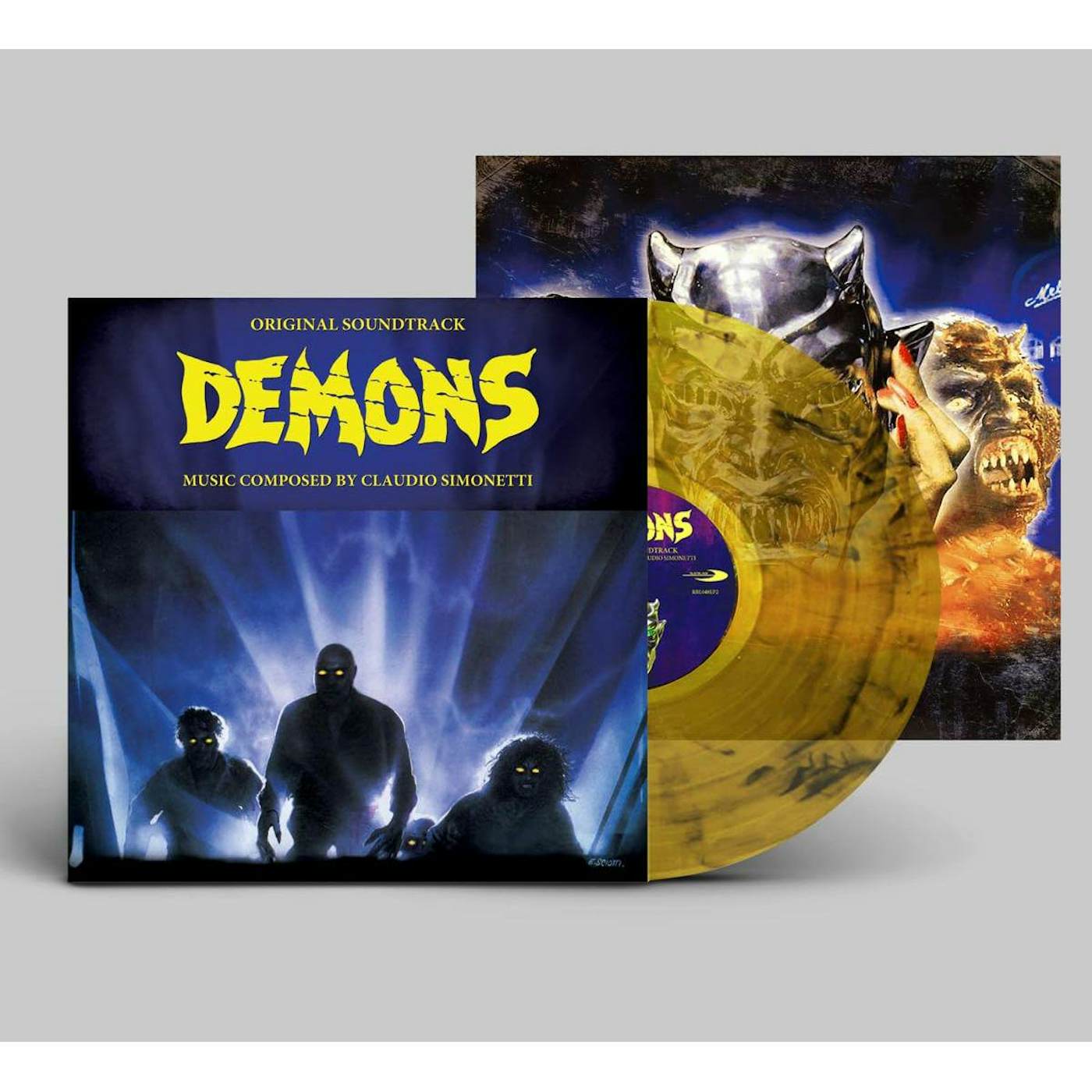 Claudio Simonetti Demons: Original Soundtrack (Limited Marble Yellow Pus) Vinyl Record