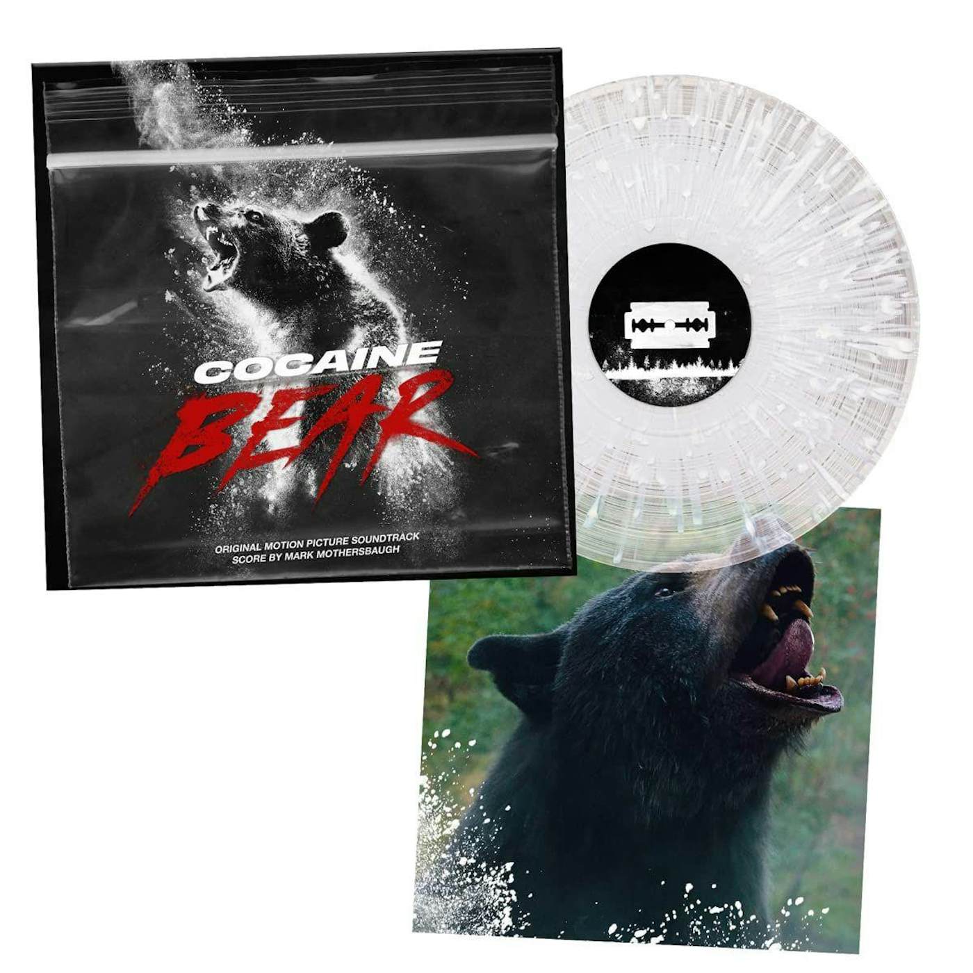 Mark Mothersbaugh Cocaine Bear Original Soundtrack (Clear Splatter) Vinyl Record