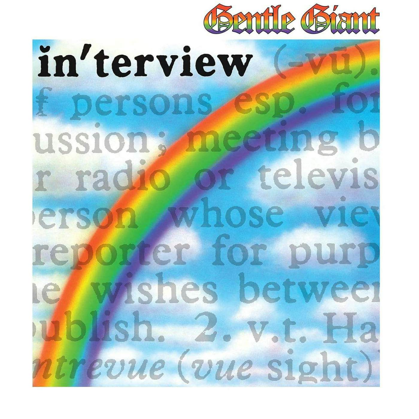 Gentle Giant In'terview (2023 Steven Wilson Remix/Blue) Vinyl Record