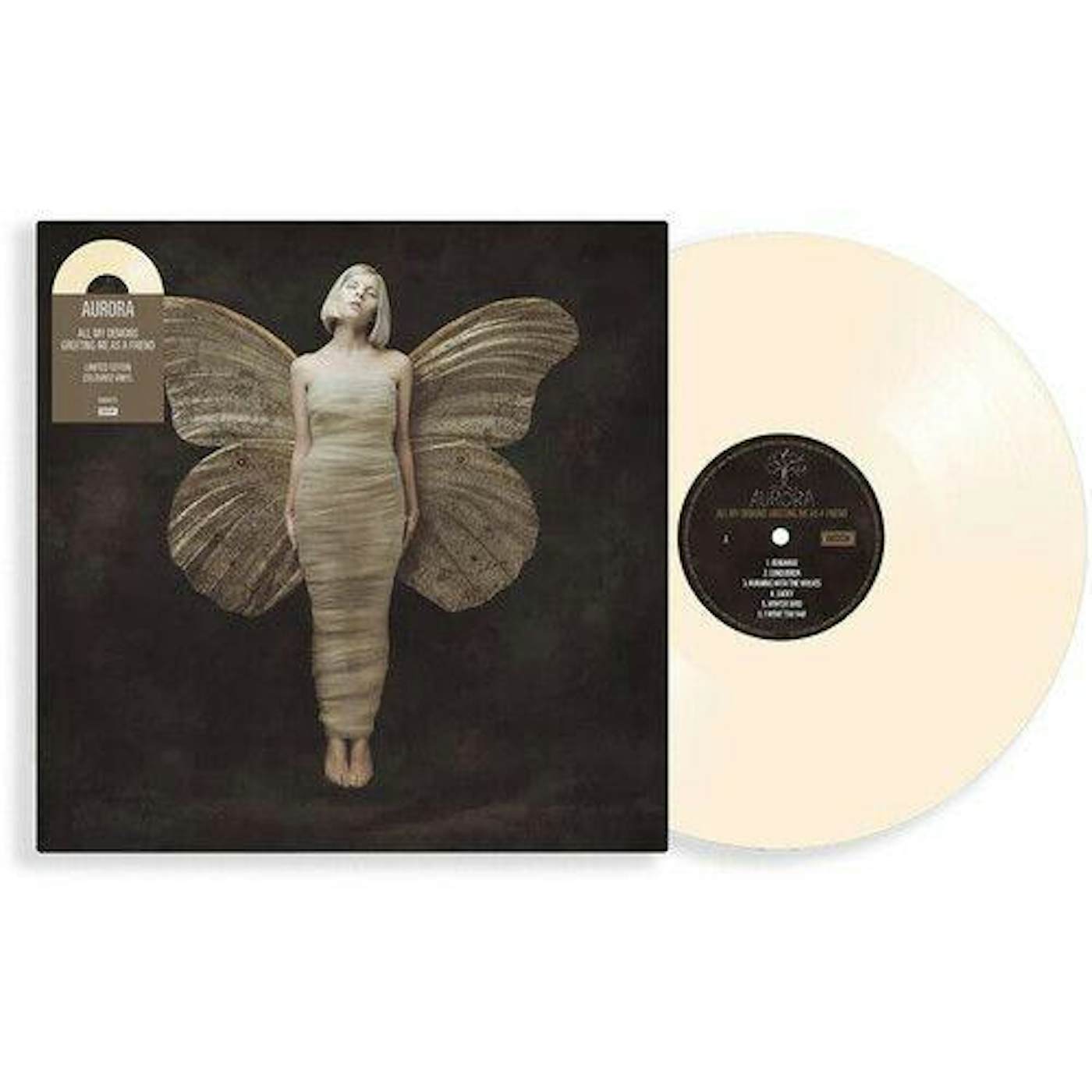 AURORA All My Demons Greeting Me As A Friend (Opaque Yellow) Vinyl Record