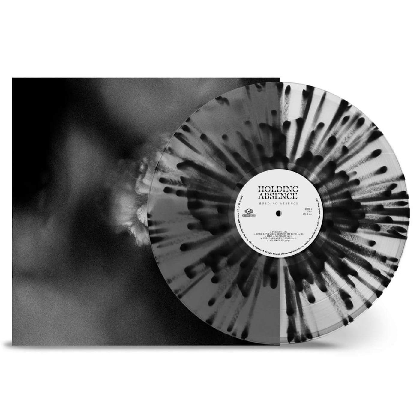  Holding Absence (Clear W/ Black Splatter) Vinyl Record