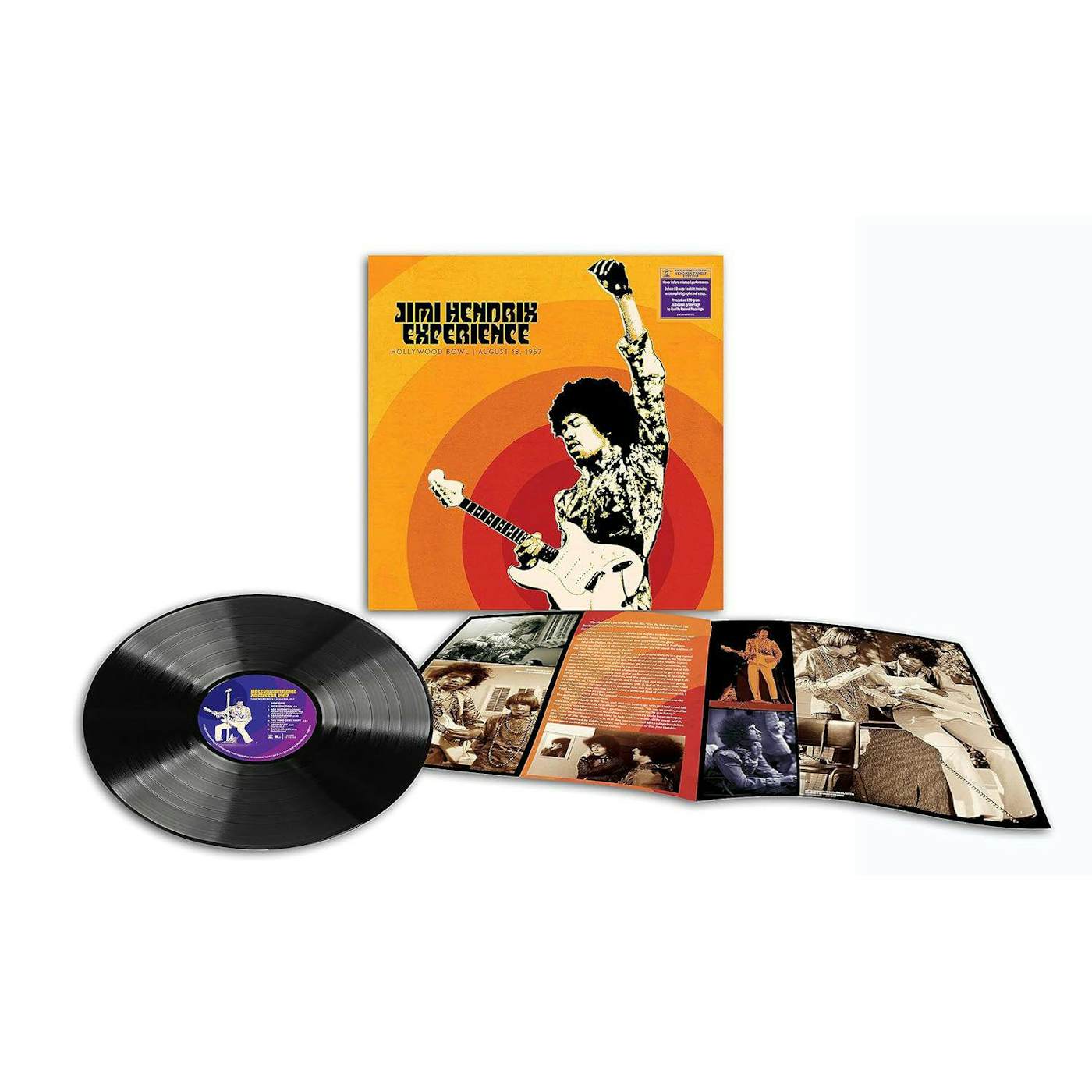 JIMI HENDRIX EXPERIENCE: LIVE AT THE HOLLYWOOD BOWL: AUGUST 18, 1967 Vinyl Record