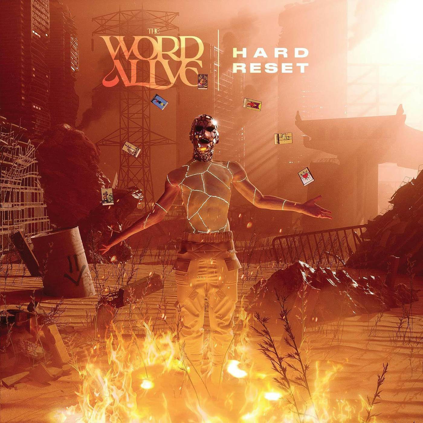 The Word Alive Hard Reset (Slow Burn Orange) Vinyl Record