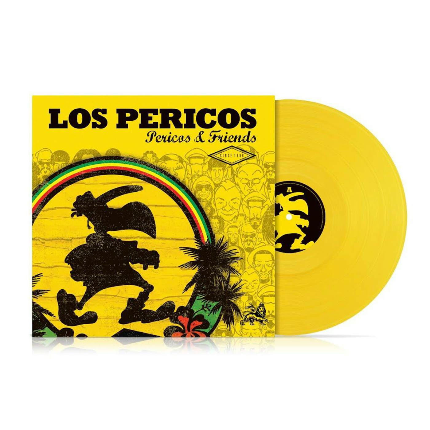 Los Pericos Pericos & Friends/ft. Ali Campbell, Gregory Isaacs A.O. (Yellow Vinyl Record)