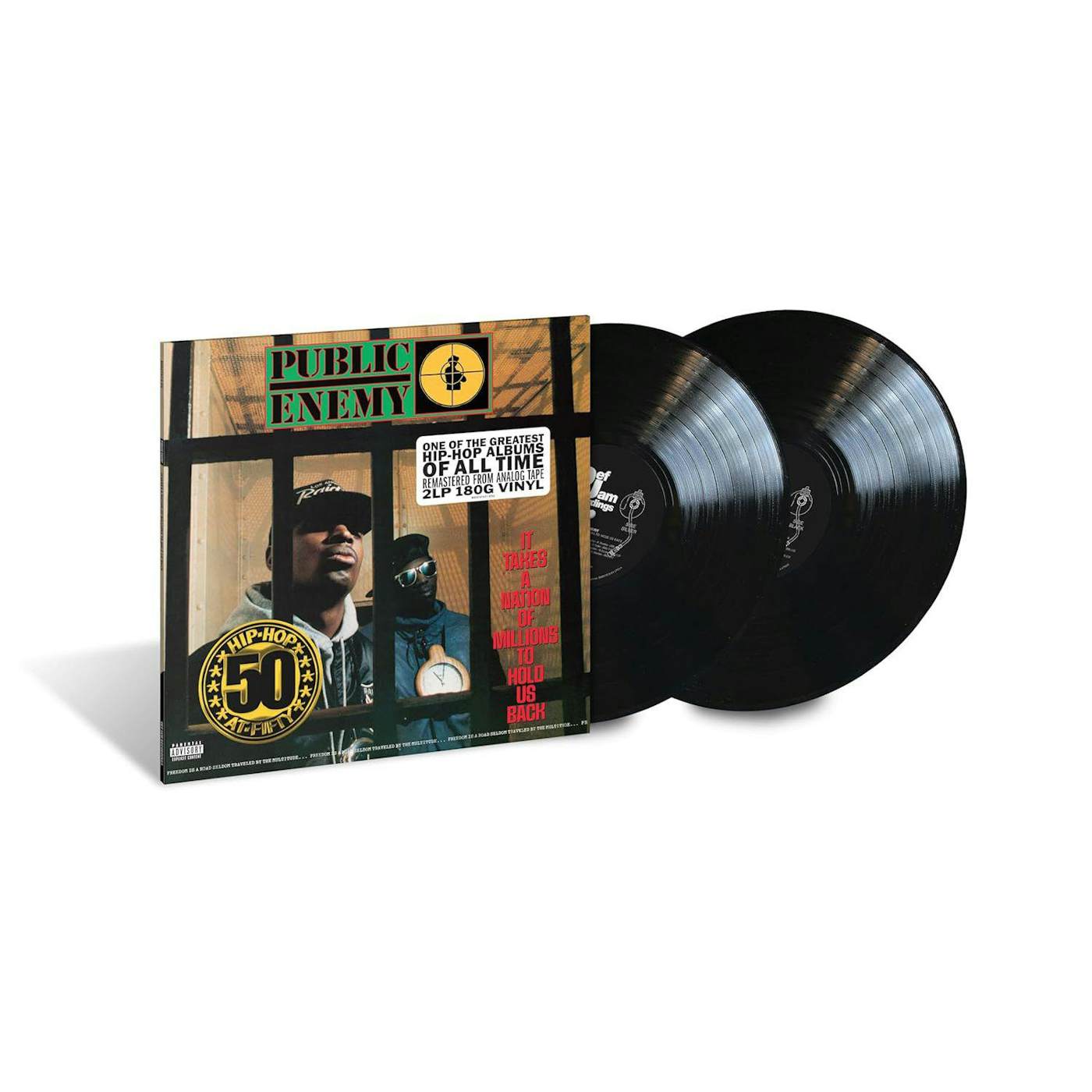 Public Enemy IT TAKES A NATION OF MILLIONS TO HOLD US BACK (35TH ANNIVERSARY) (2LP) Vinyl Record