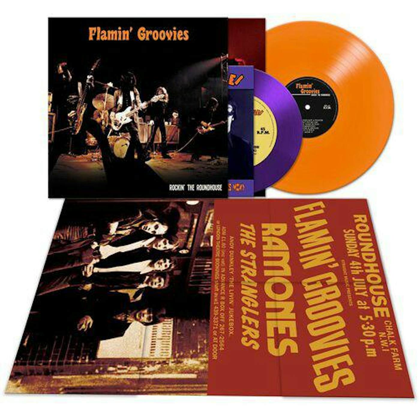 Flamin' Groovies Rockin' The Roundhouse (Orange) Vinyl Record
