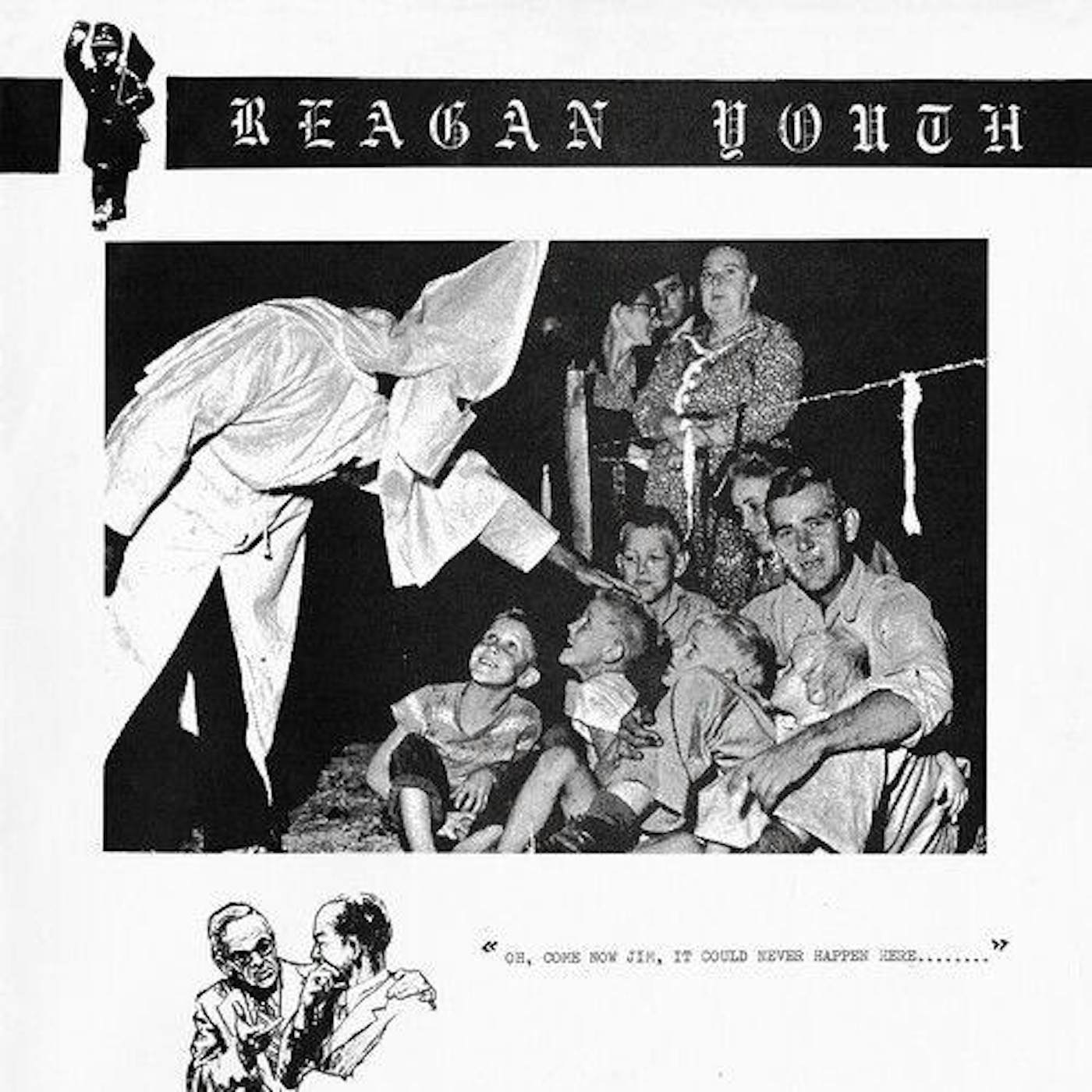 Reagan Youth Youth Anthems For The New Order (Black/White) Vinyl Record