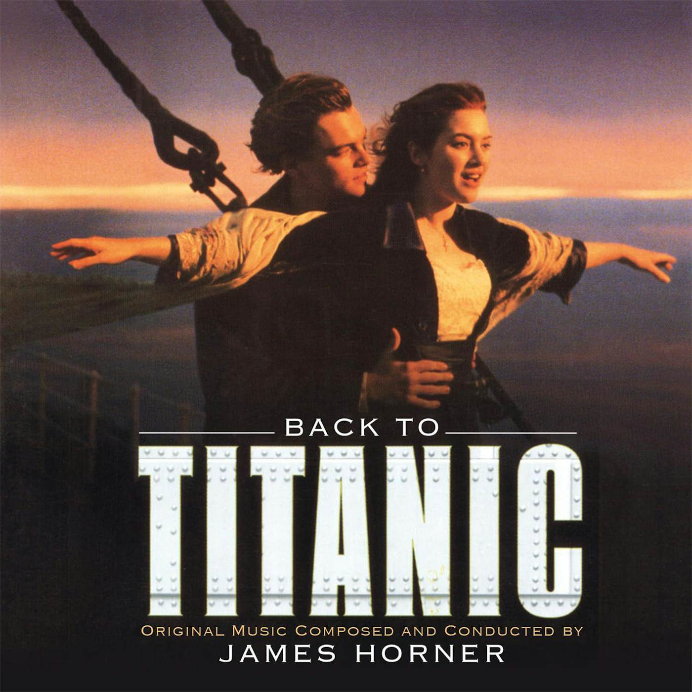 James Horner Back To Titanic Original Soundtrack (2LP/Silver & Black Marble Vinyl/180G) Vinyl Record