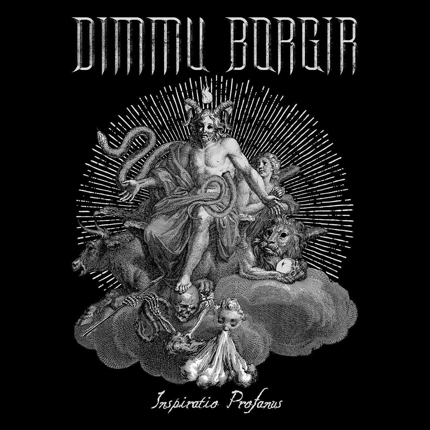 Dimmu Borgir Inspiratio Profanus (Black & White Splatter) Vinyl Record