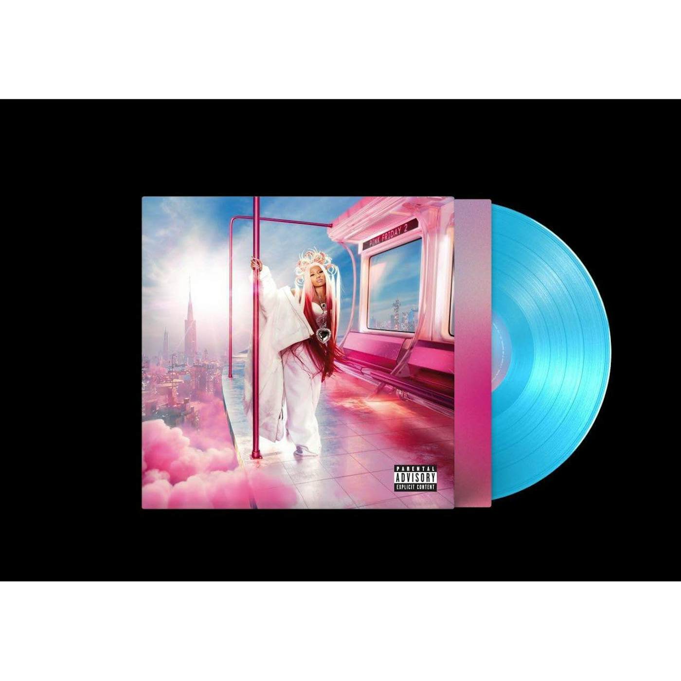 Nicki Minaj Pink Friday 2 (X) (Electric Blue) Vinyl Record