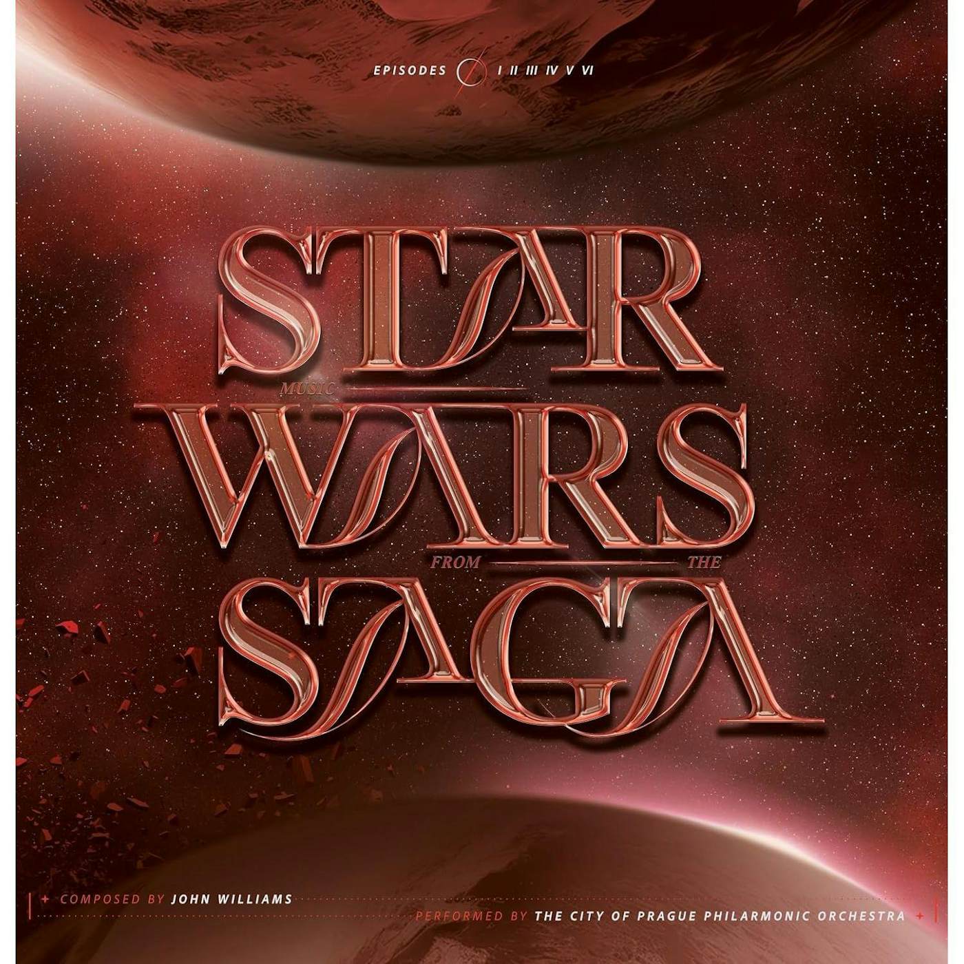 John Williams Star Wars Saga Original Soundtrack (2LP/Red) Vinyl Record