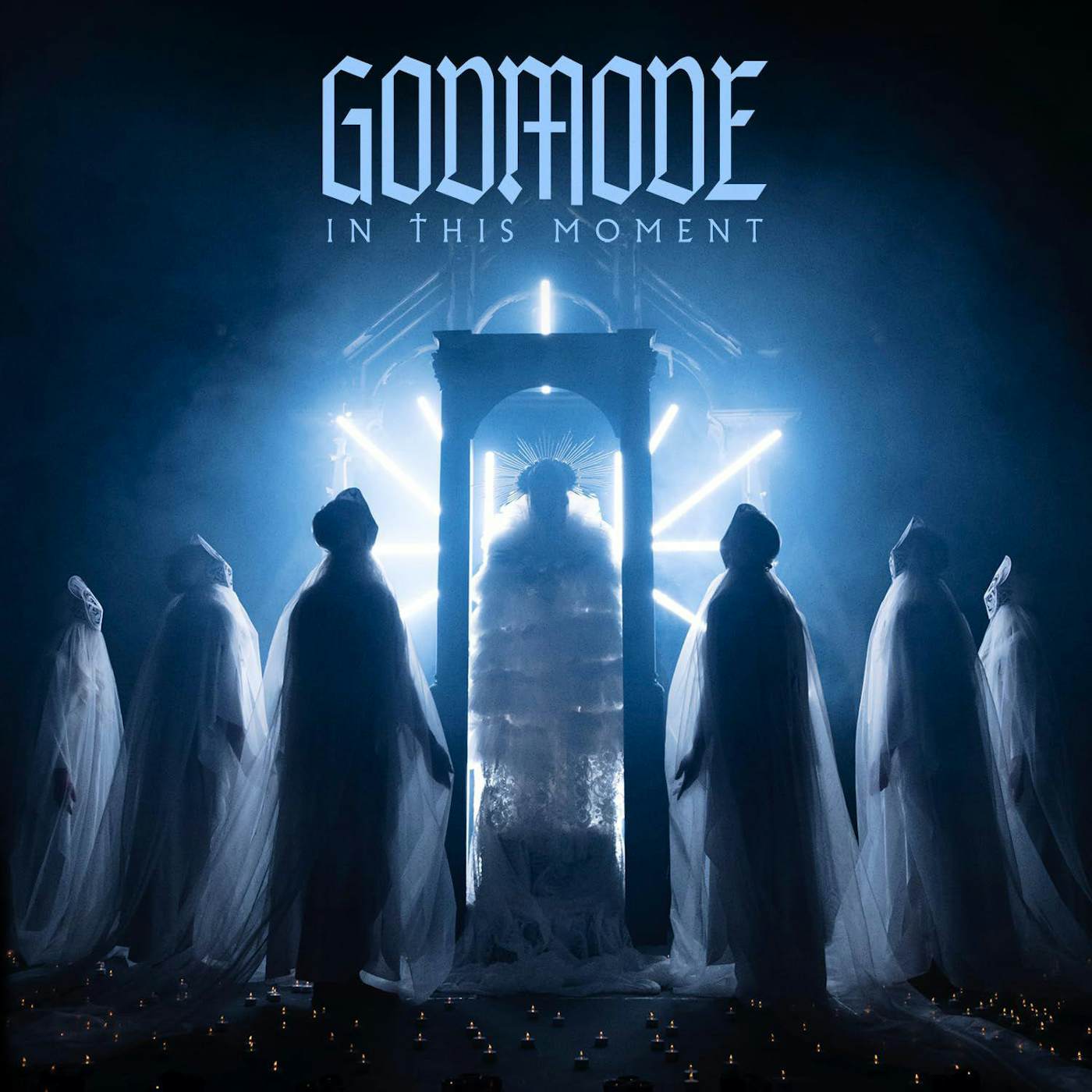 In This Moment Godmode (Opaque Galaxy Blue) Vinyl Record